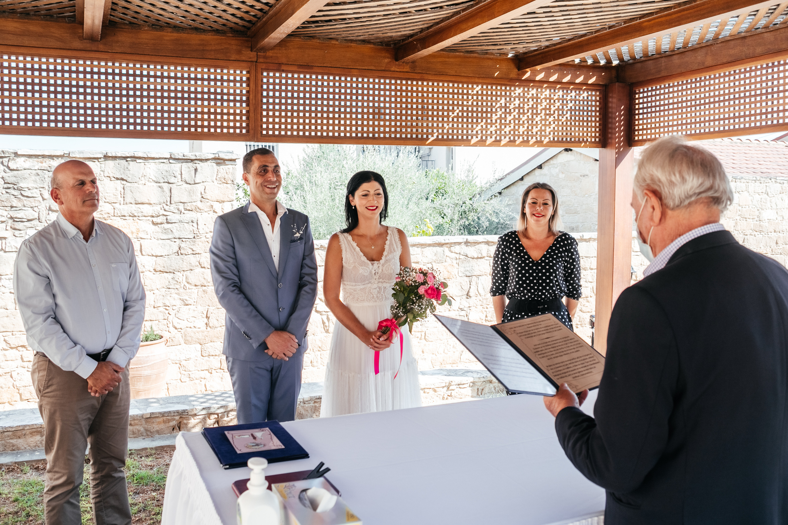 Wedding photoshoot in Germasoya municipality, Limassol, Cyprus