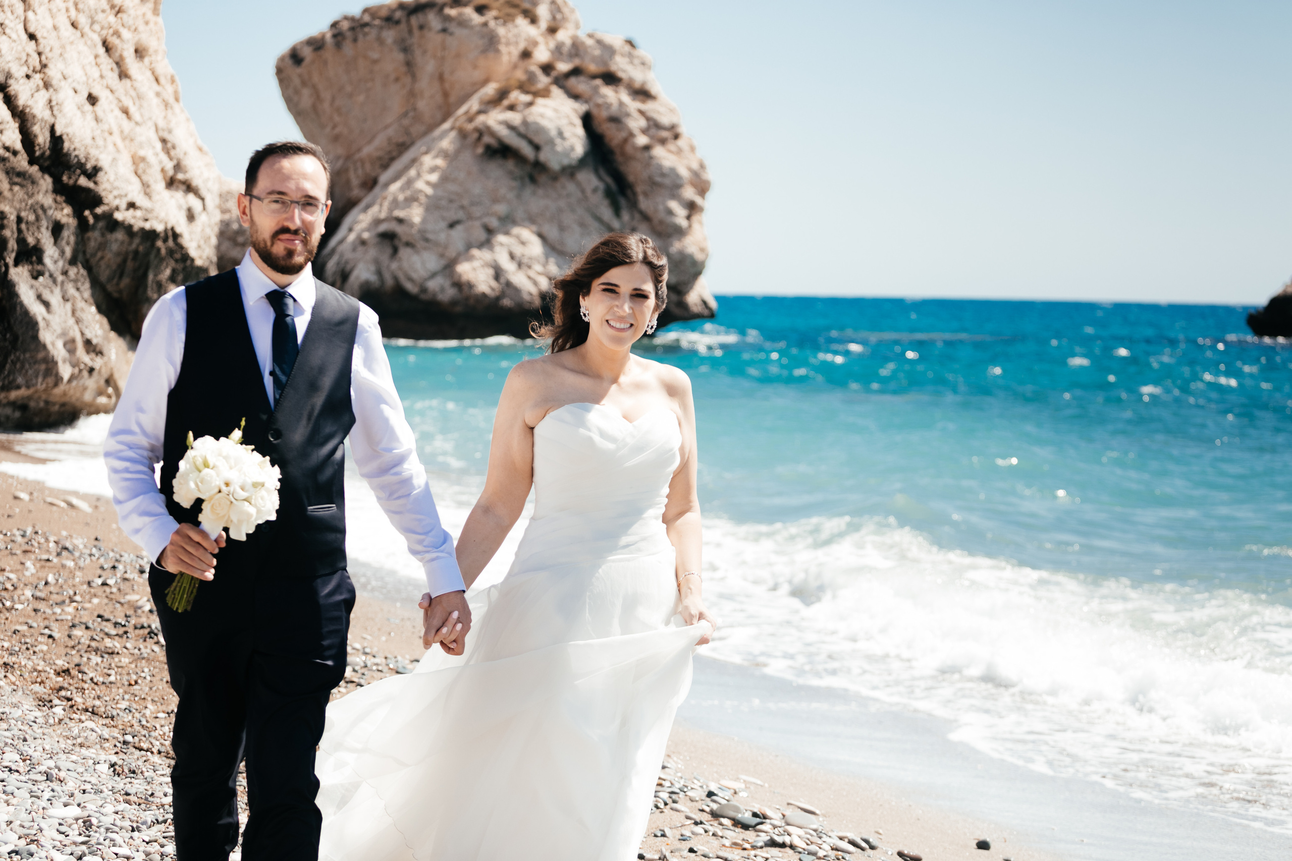 Свадебный фотограф камень Афродиты, Кипр