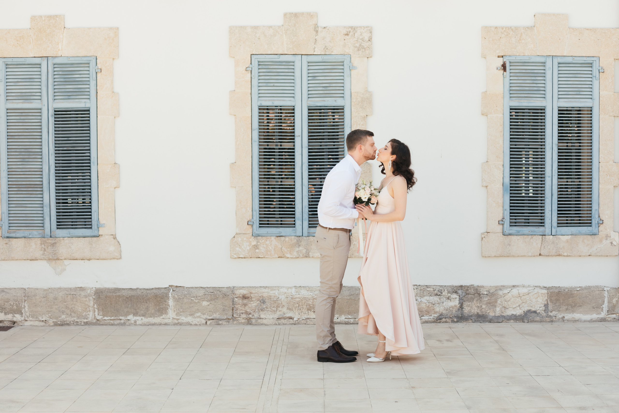 Wedding photoshoot in Larnaca municipality, Cyprus