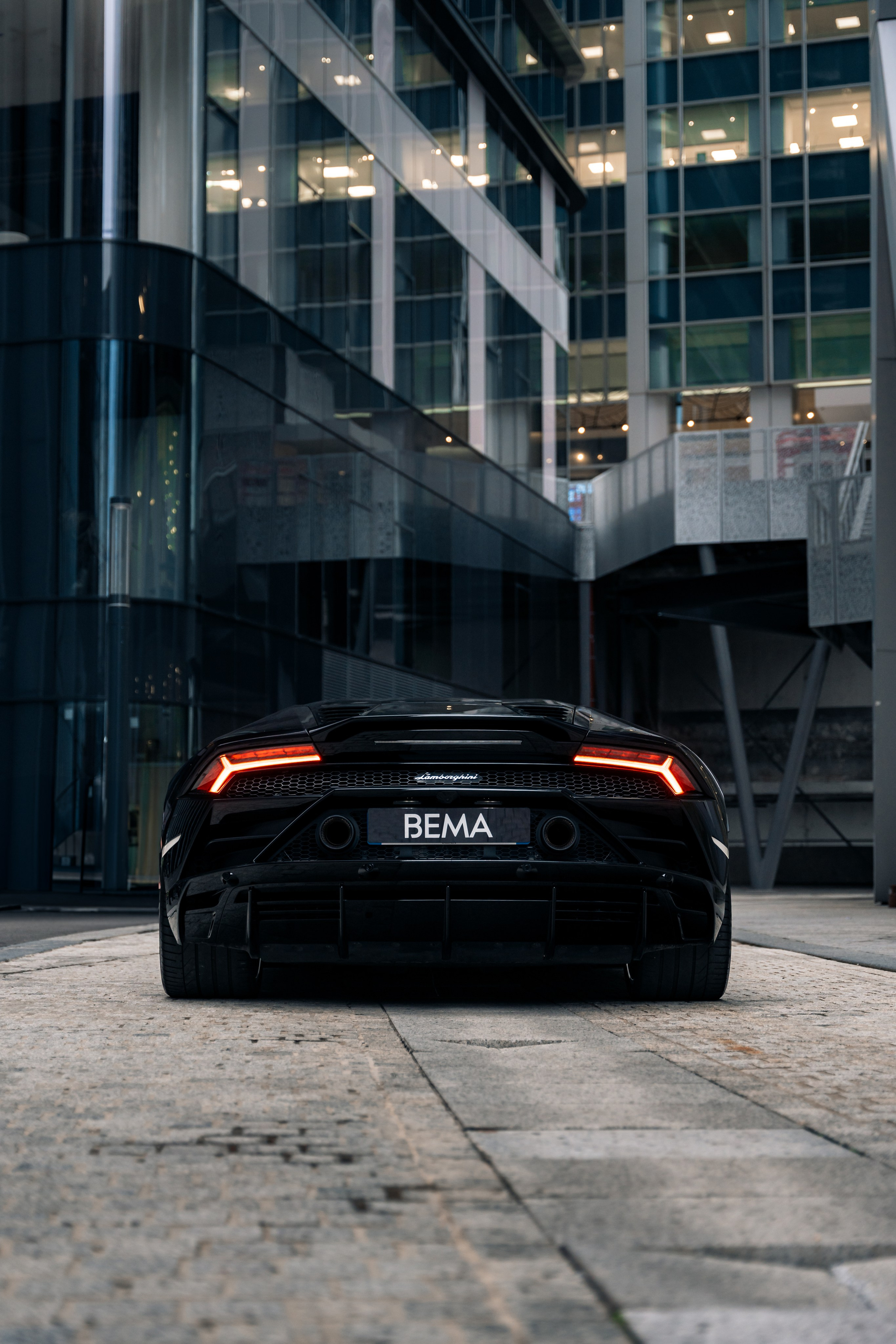 Lamborghini Huracan Evo. Photographe de voitures à Paris — Vitalii Motruk