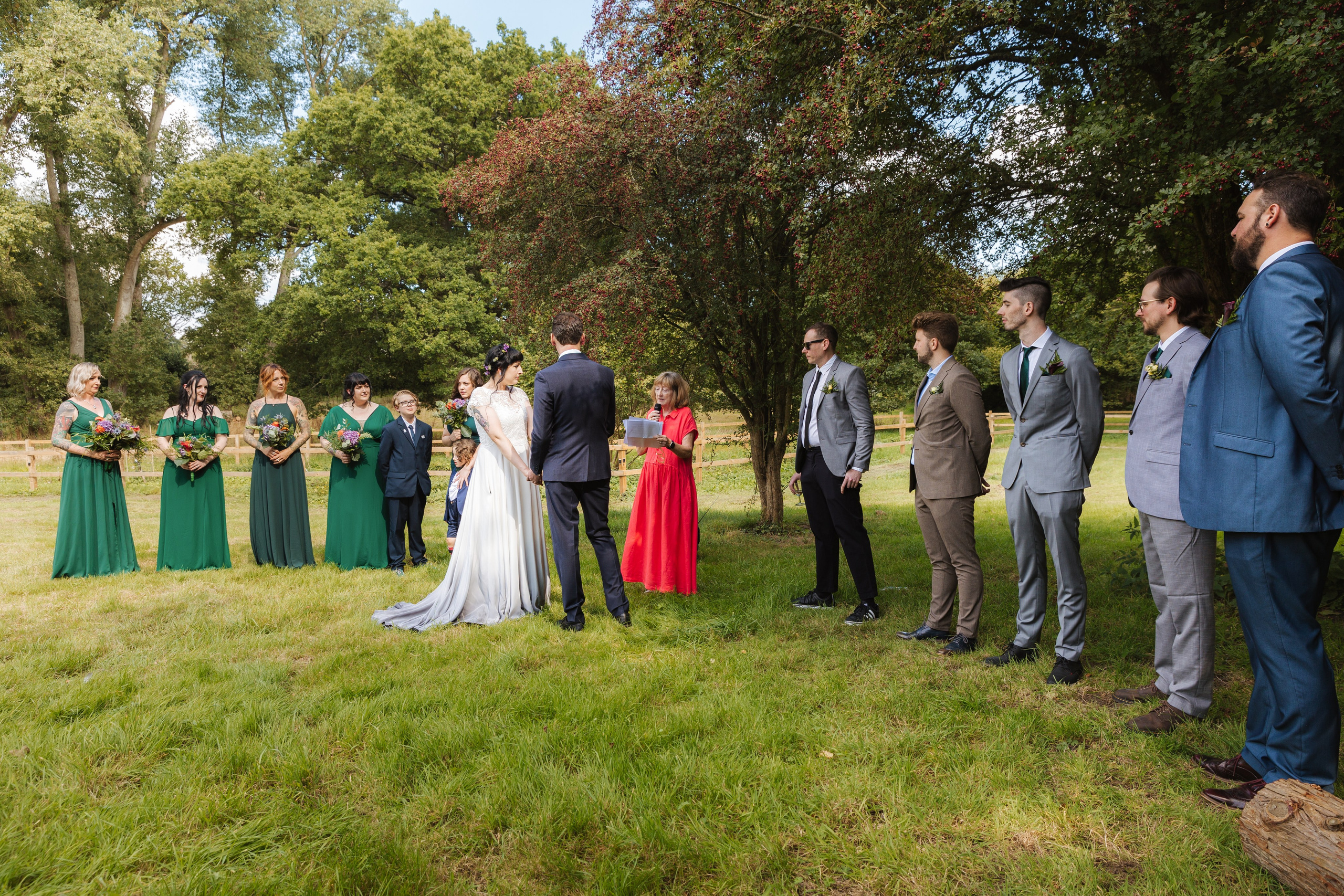 Wedding in forest. Timeless Wedding & Event Photography — based London, working across Europe