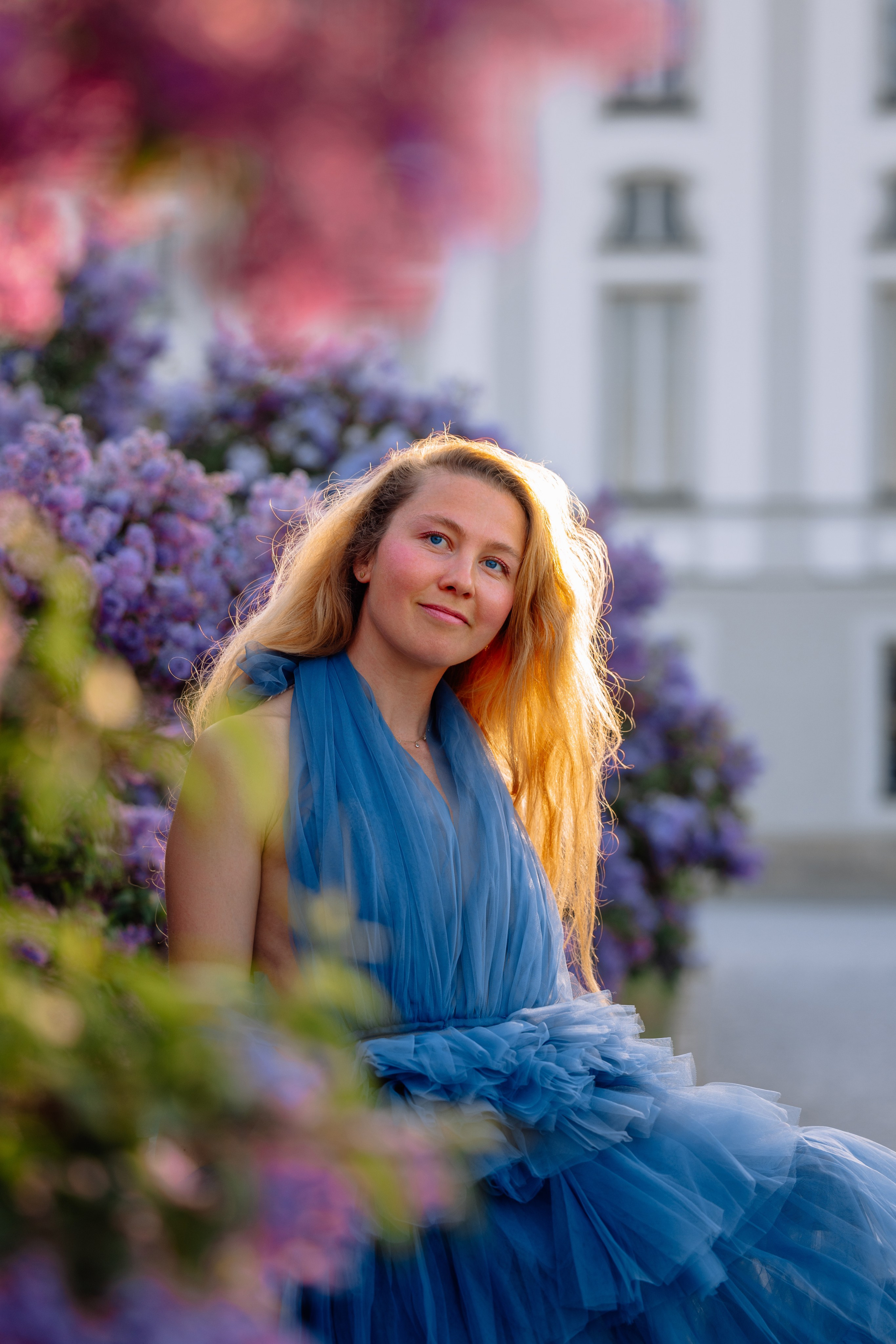 Wenn der Flieder beim Schloss Nymphenburg blüht. Hochzeitsfotograf München Taufe Familienfotograf Tanja Mauke
