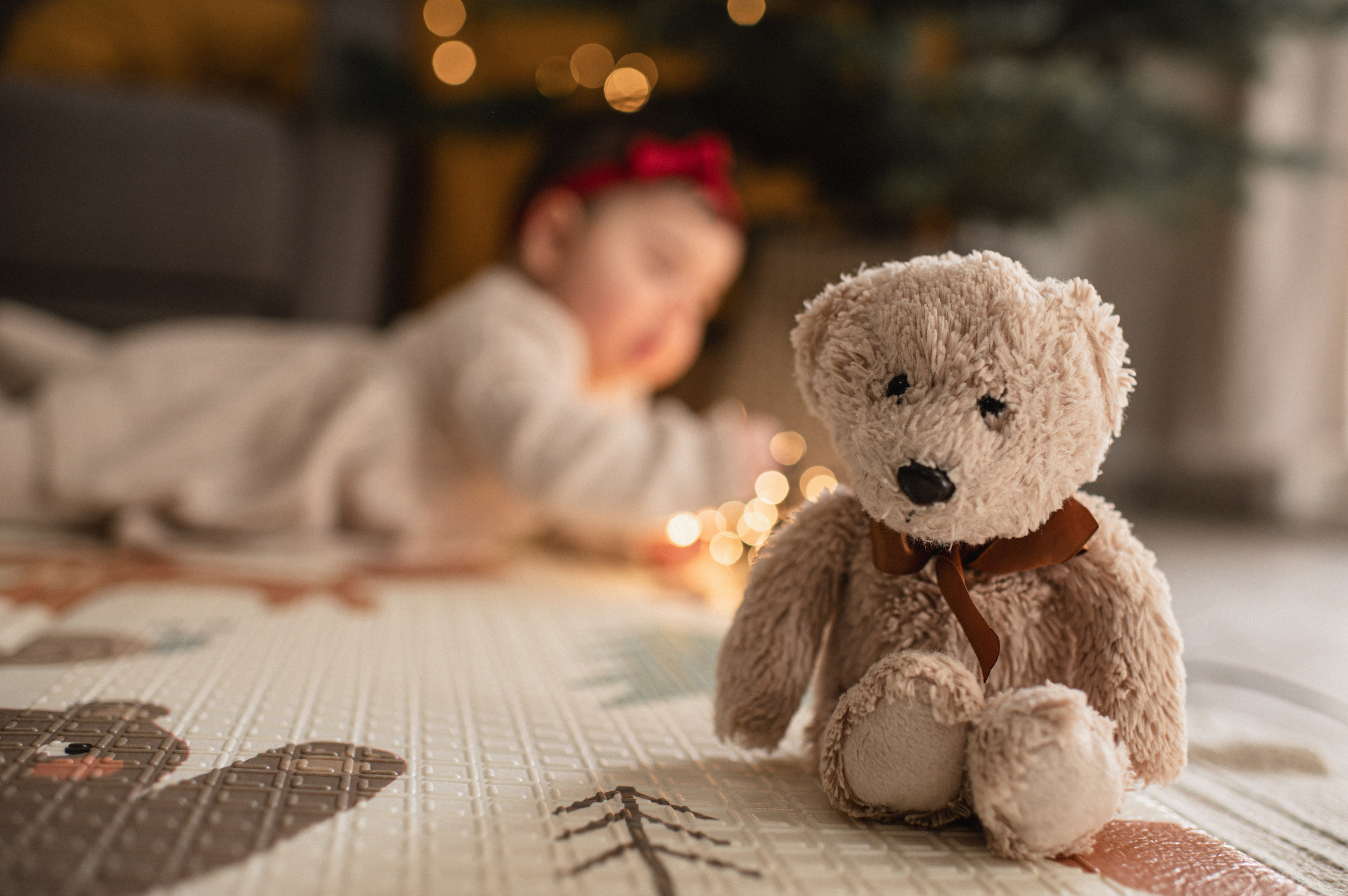 First Christmas. Family, children, portrait, and event photography in Thessaloniki