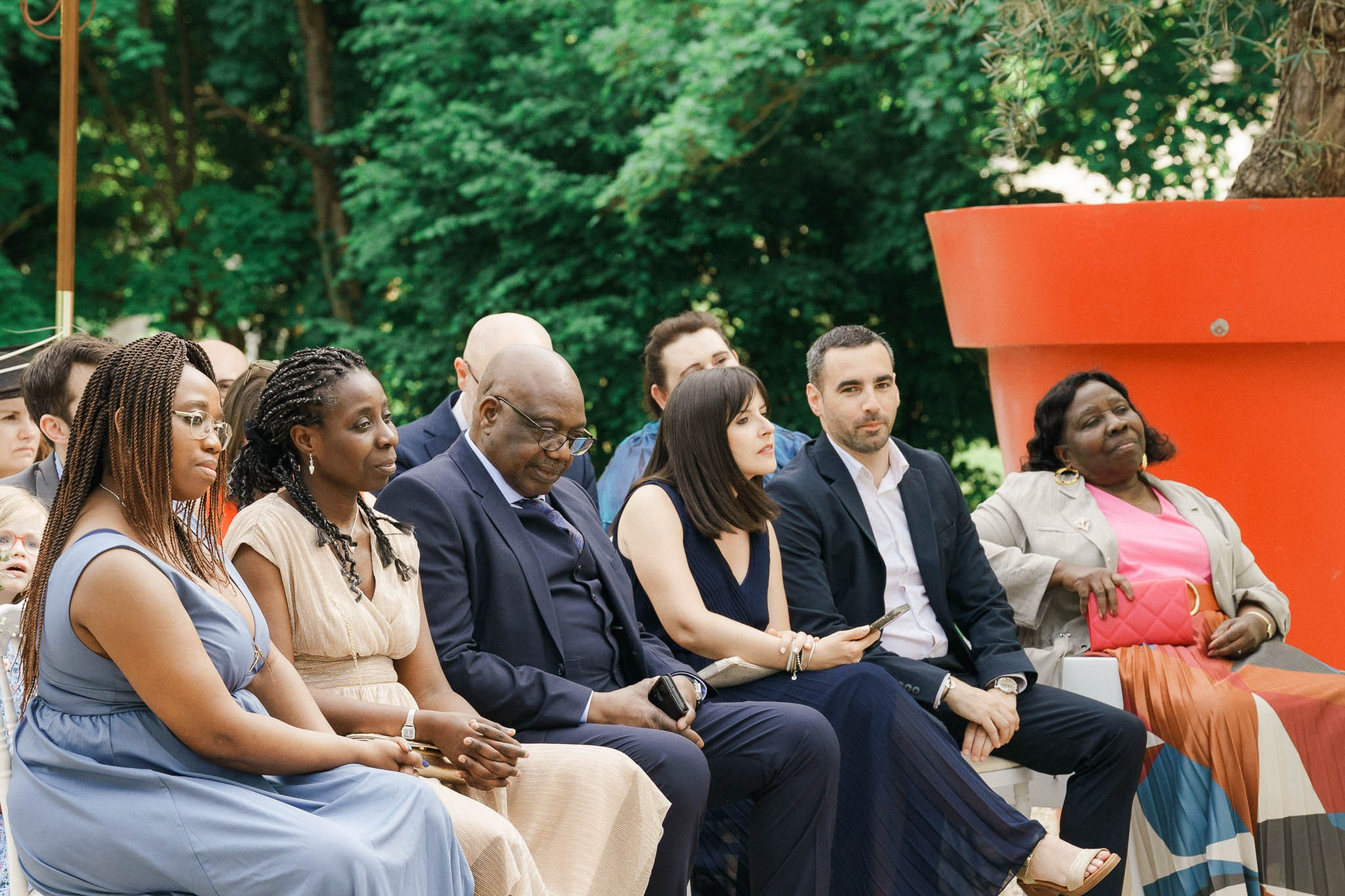 K& F, destination wedding photographer in L’Orangerie de l’Orée du Bois, France
