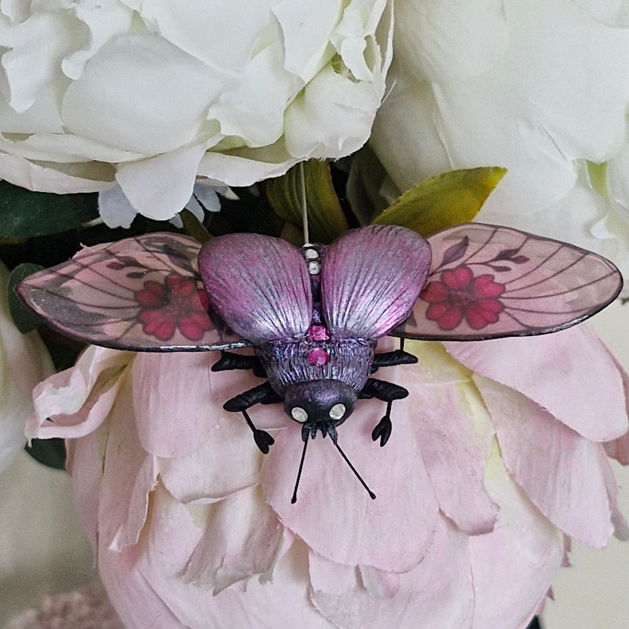 Броши-жуки / Insekten-Broschen ➜. Oksana Paul-Gardinen-Design Oksana Paul ✧ Art of Gardinen & Textile Design ✧ Polymer Clay Art & Handmade Creatures