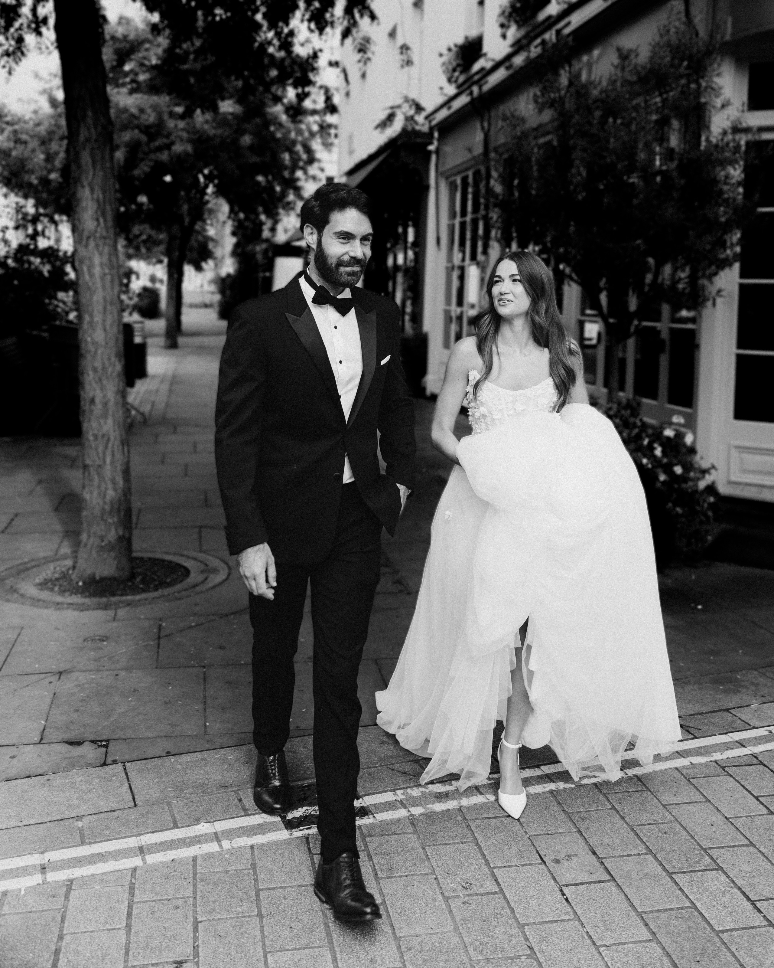 Elegant Wedding London Belgravia Elopement couple. Timeless Wedding & Event Photography — based London, working across Europe