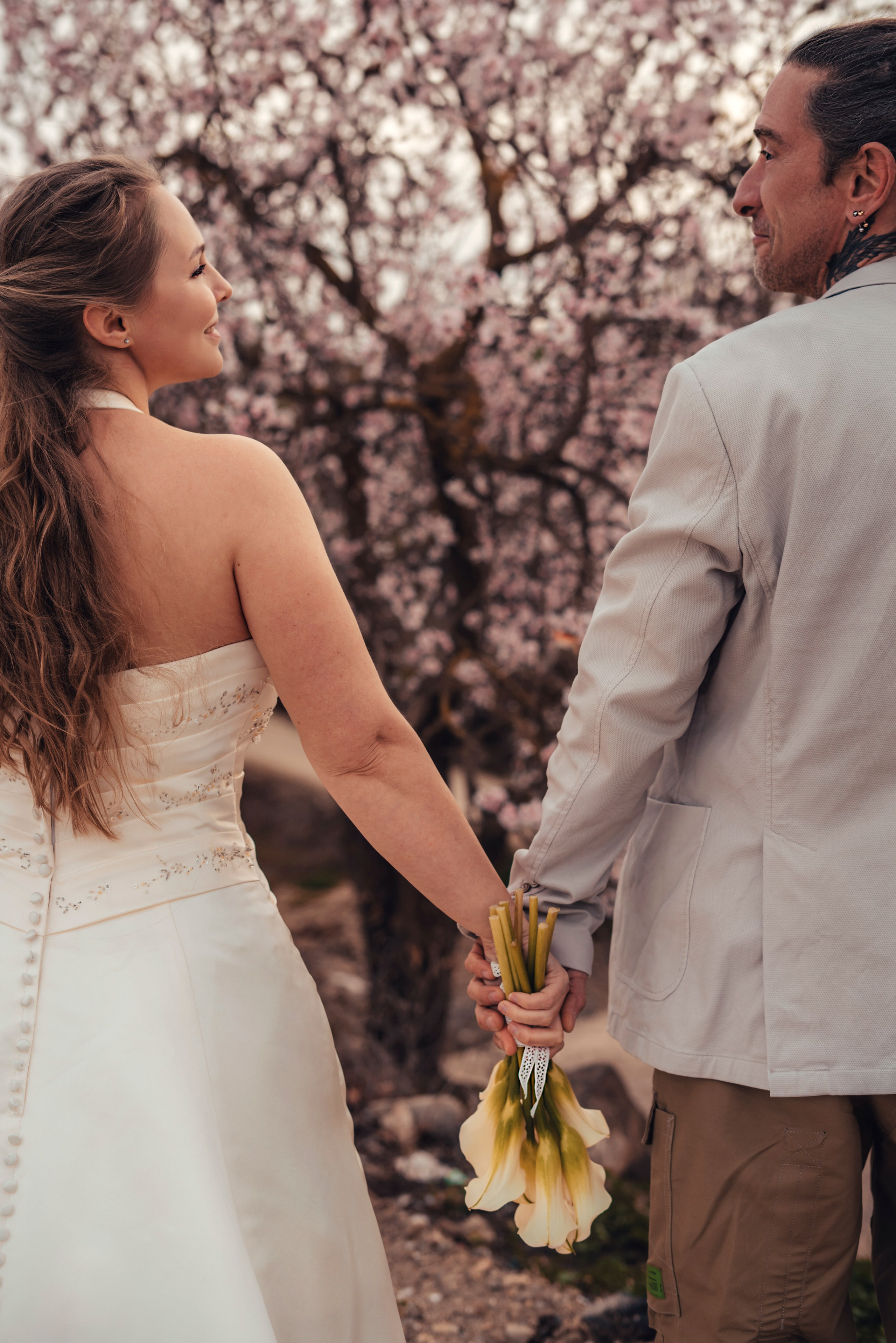 Свадебная прогулка в цветущем миндале. Анастасия Благова — Твой фотограф в Малаге 🇪🇸