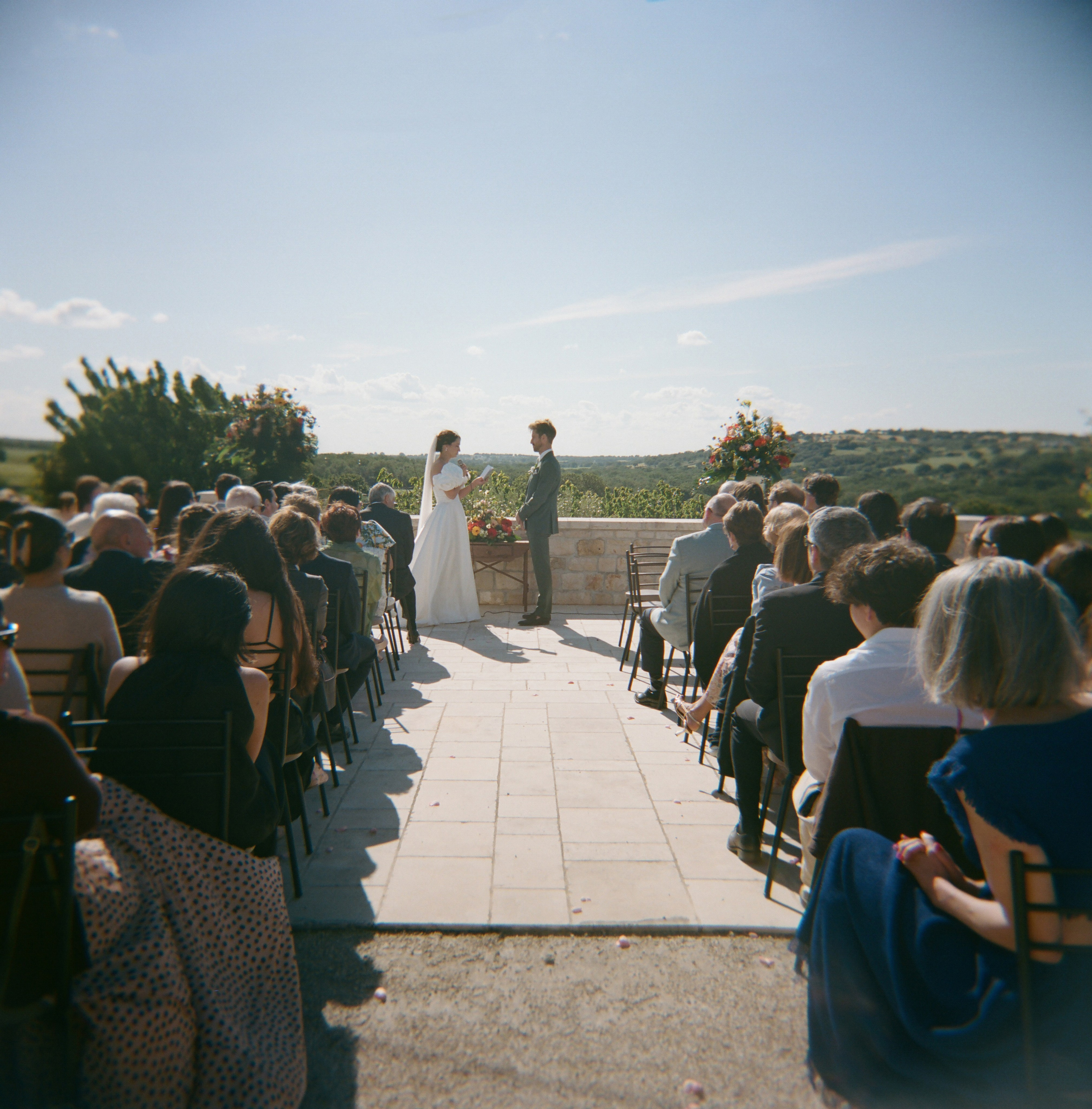 Stephanie & Christian film photos. Wedding photographer Italy