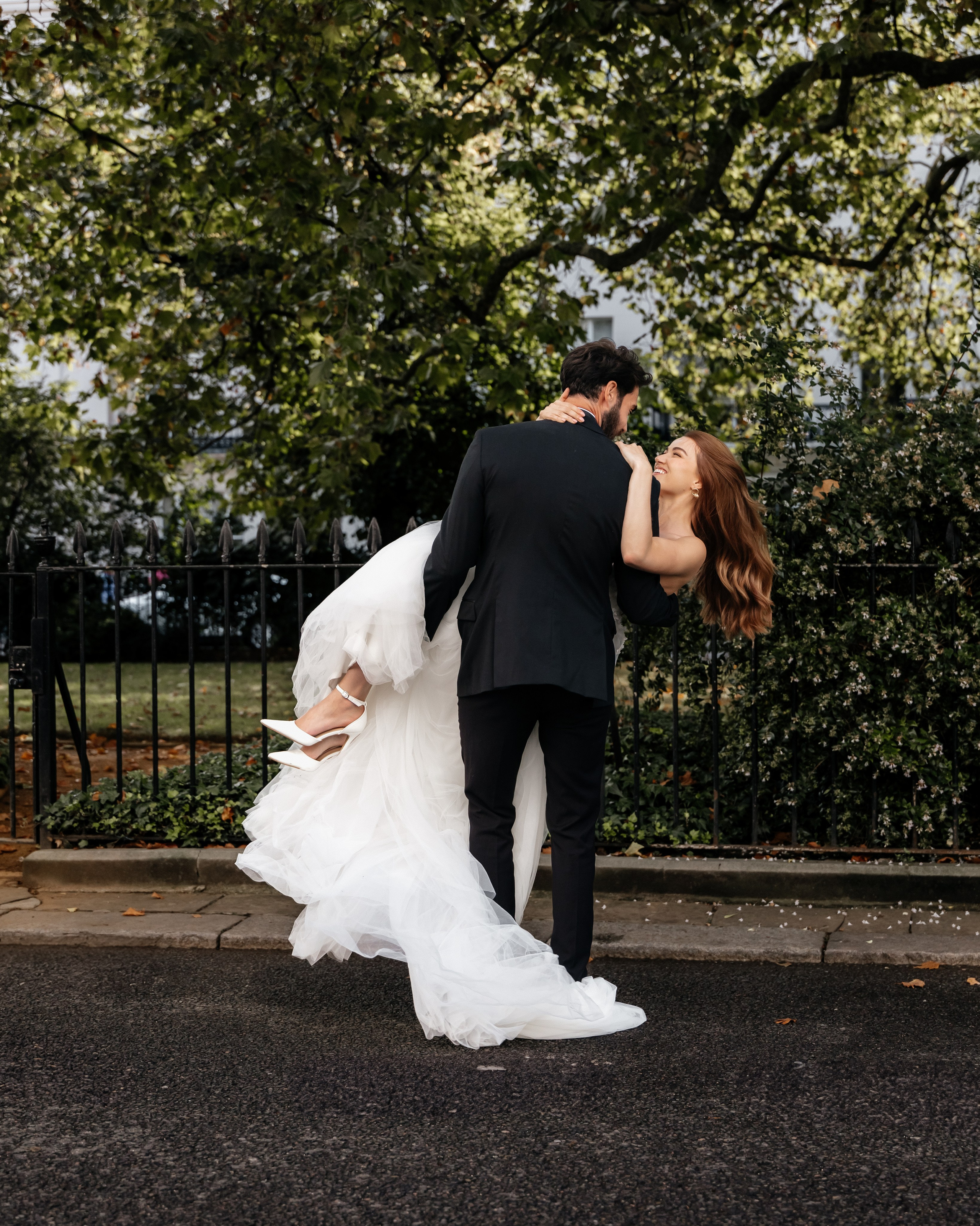 Elegant Wedding London Belgravia Elopement couple. Timeless Wedding & Event Photography — based London, working across Europe