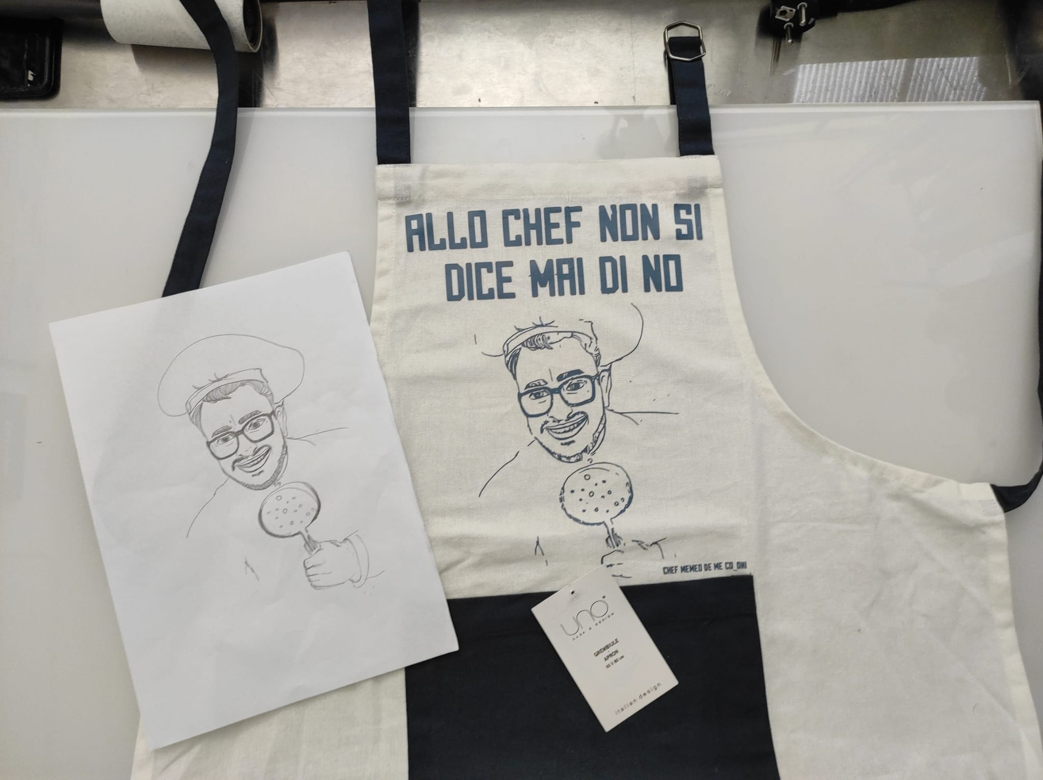 STAMPA ABBIGLIAMENTO PROFESSIONALE RISTORAZIONE HORECA. Stampa express Roma Tuscolana