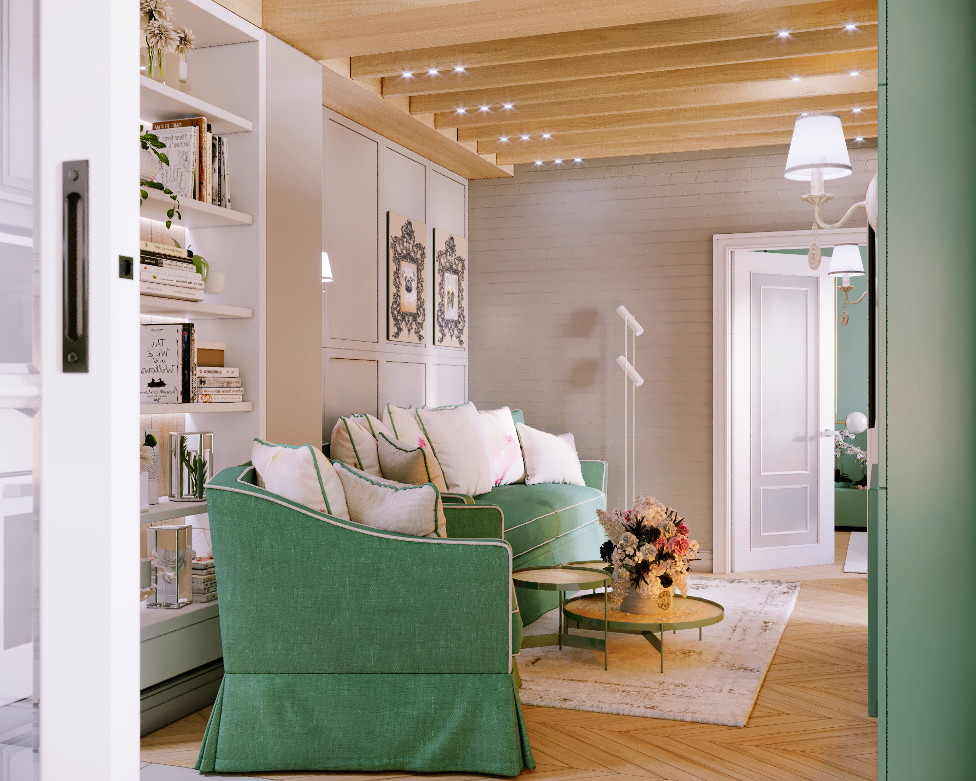 Дизайн ИНТЕРЬЕРА. Прованс в городской квартире. 115 м², г. Кишинев, Молдова. Архитектор, дизайнер интерьера, декоратор