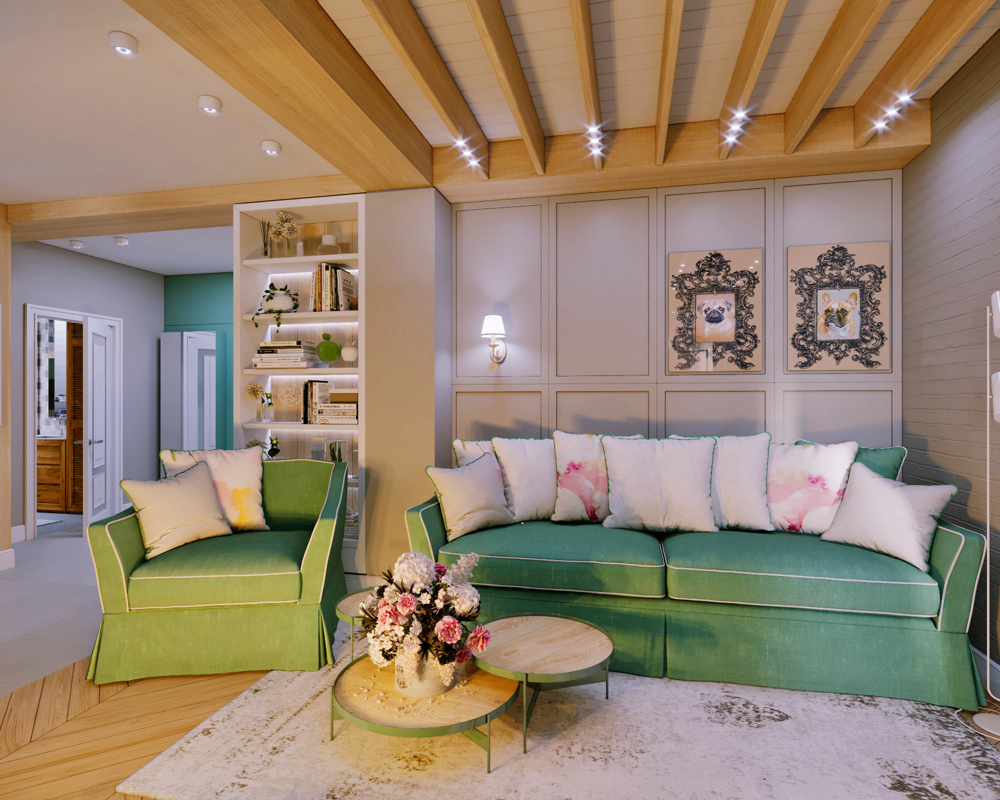 Дизайн ИНТЕРЬЕРА. Прованс в городской квартире. 115 м², г. Кишинев, Молдова. Архитектор, дизайнер интерьера, декоратор