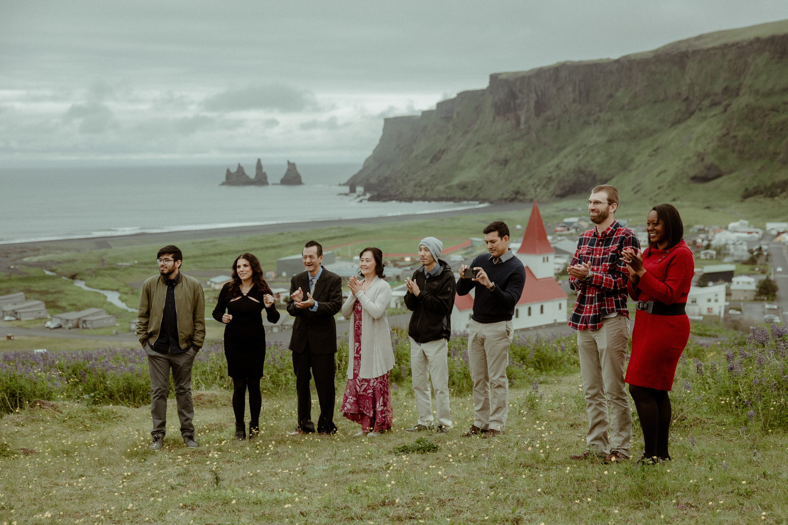Elopement at Kvernufoss Waterfall. Iceland elopement photo and video | Nikolaichik Photo