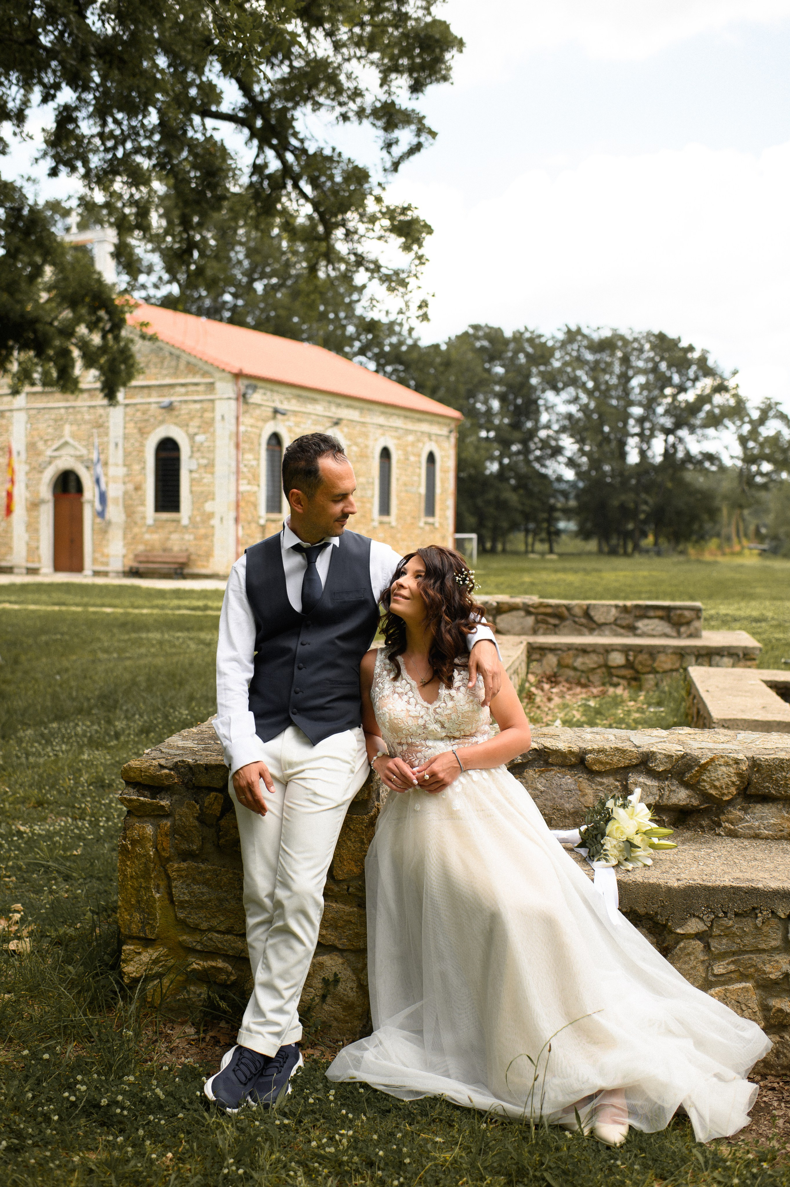 Wedding in Arnia Daria and George. Семейная, детская, портретная и предметная фотосъемка в Салониках
