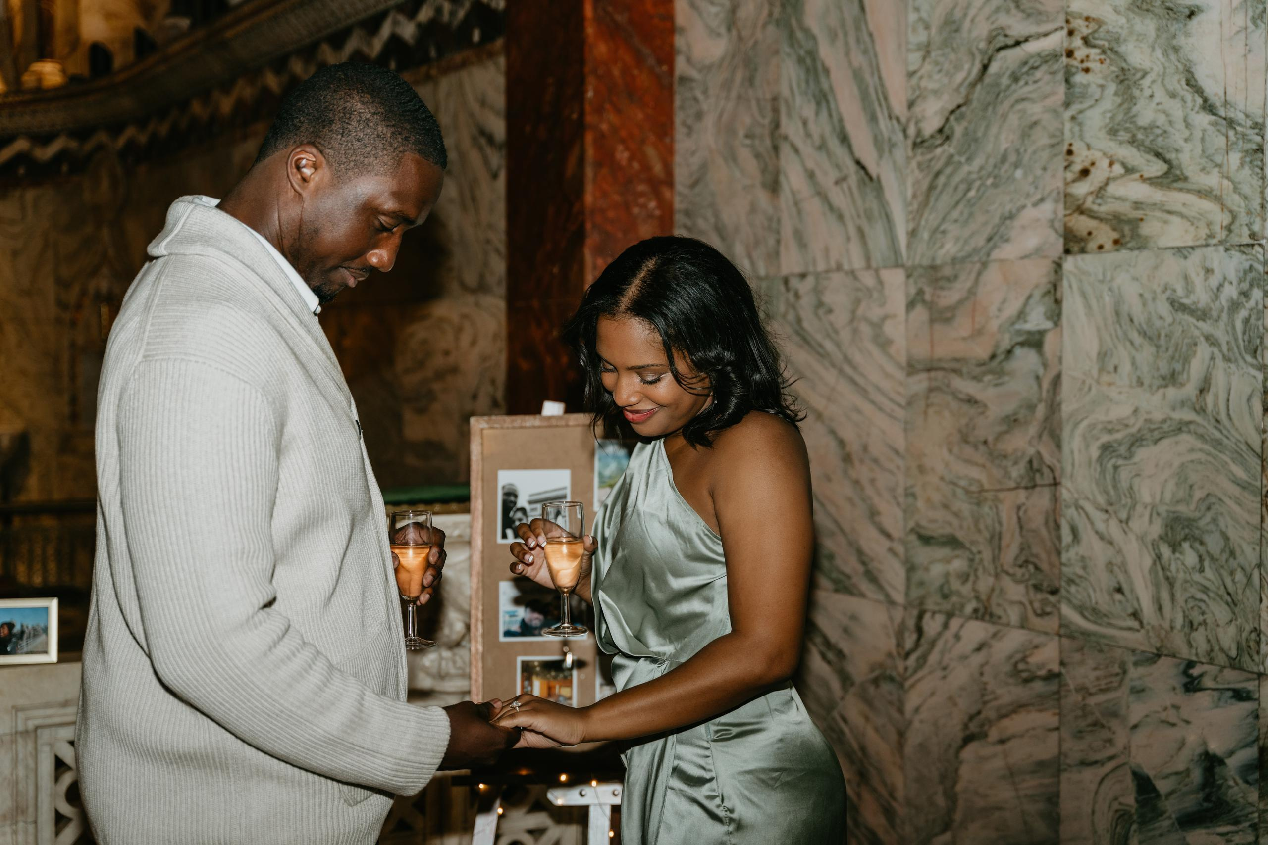 Proposal session at Fitzrovia Chapel. London Wedding Photographer|Natasha Ferreira