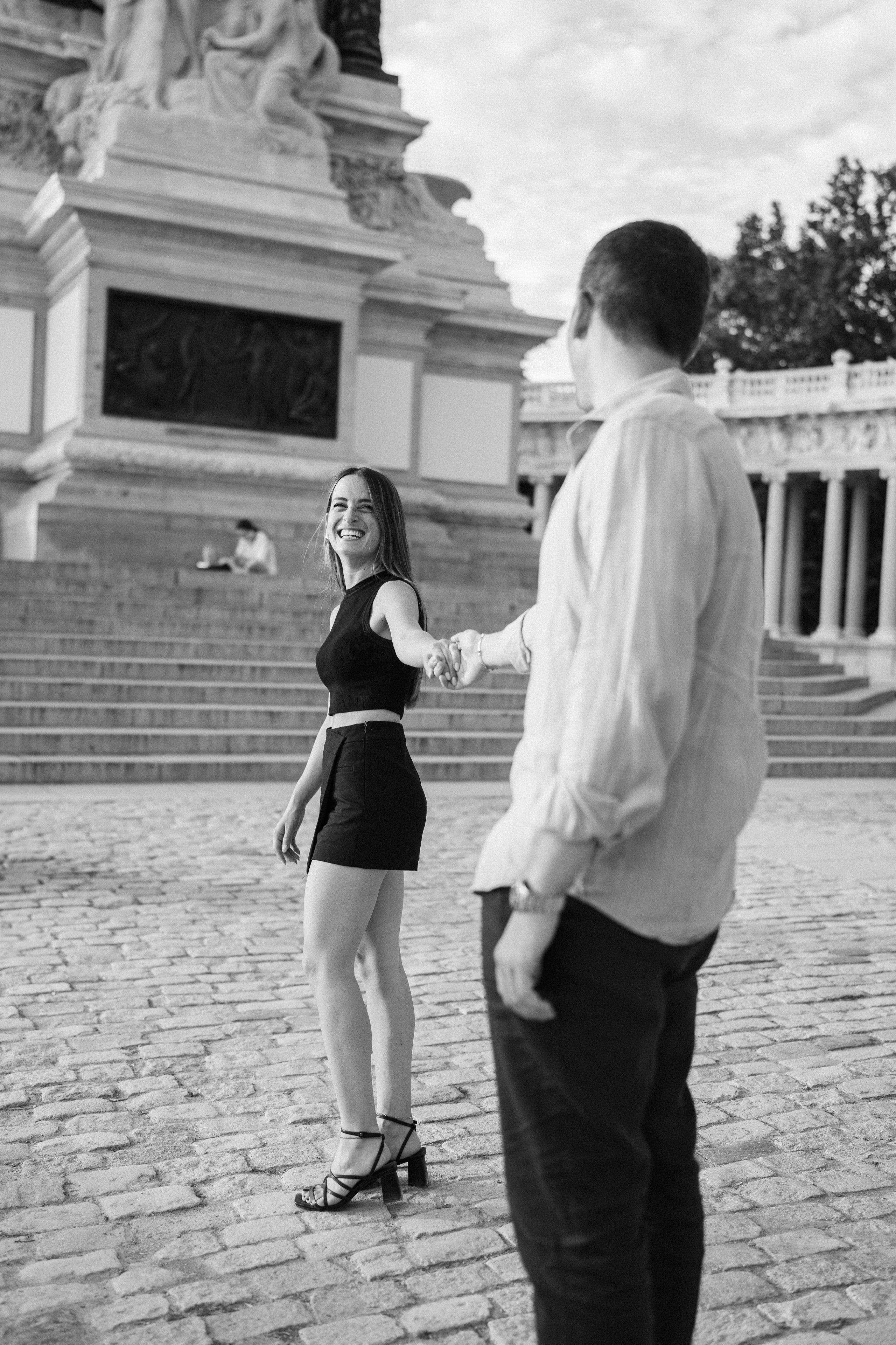 Sesiones de fotos de propuesta de matrimonio en Madrid. Fotógrafo en Madrid, España. Alyona Belyaninova
