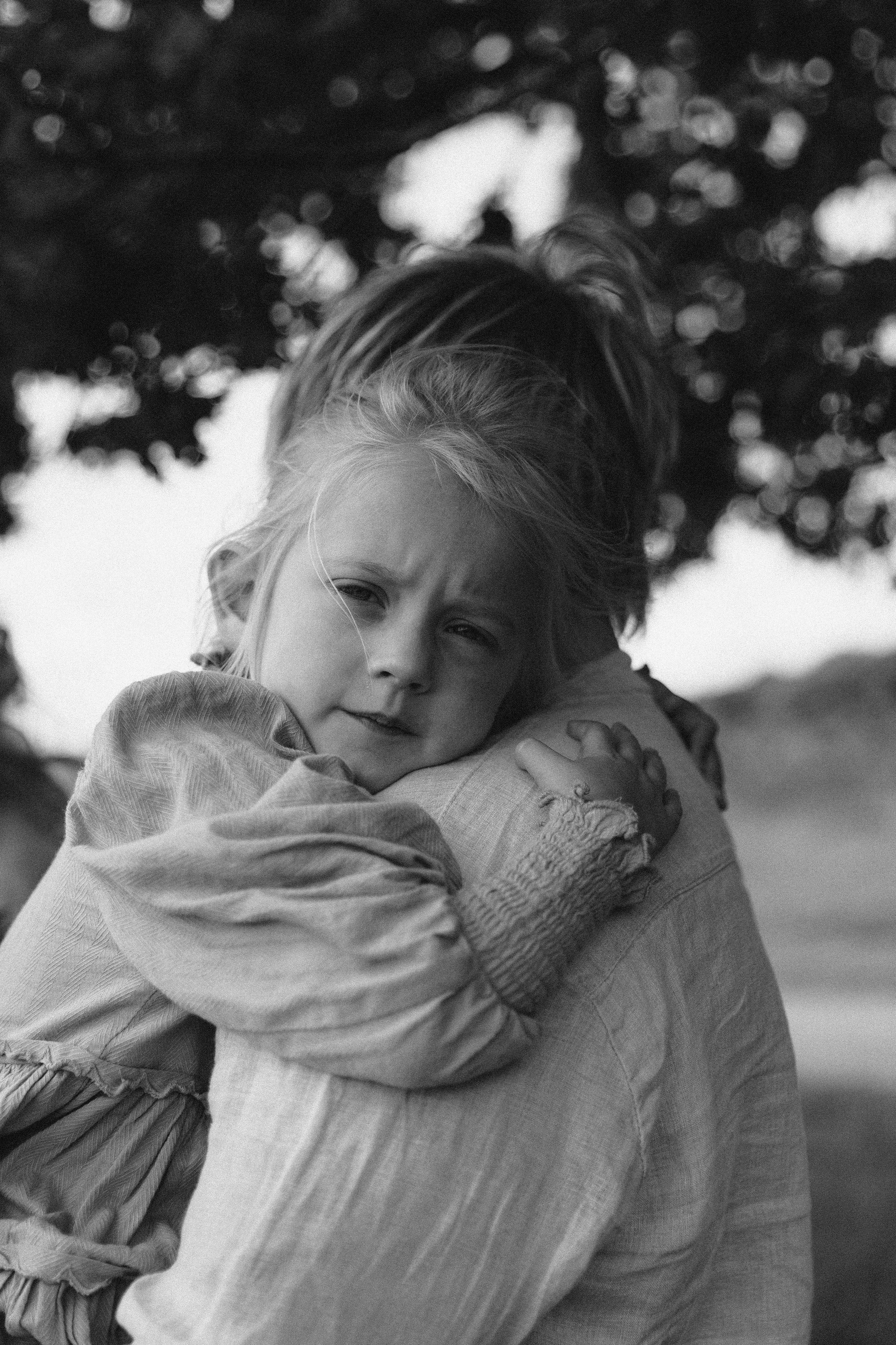 Family hugs. True self