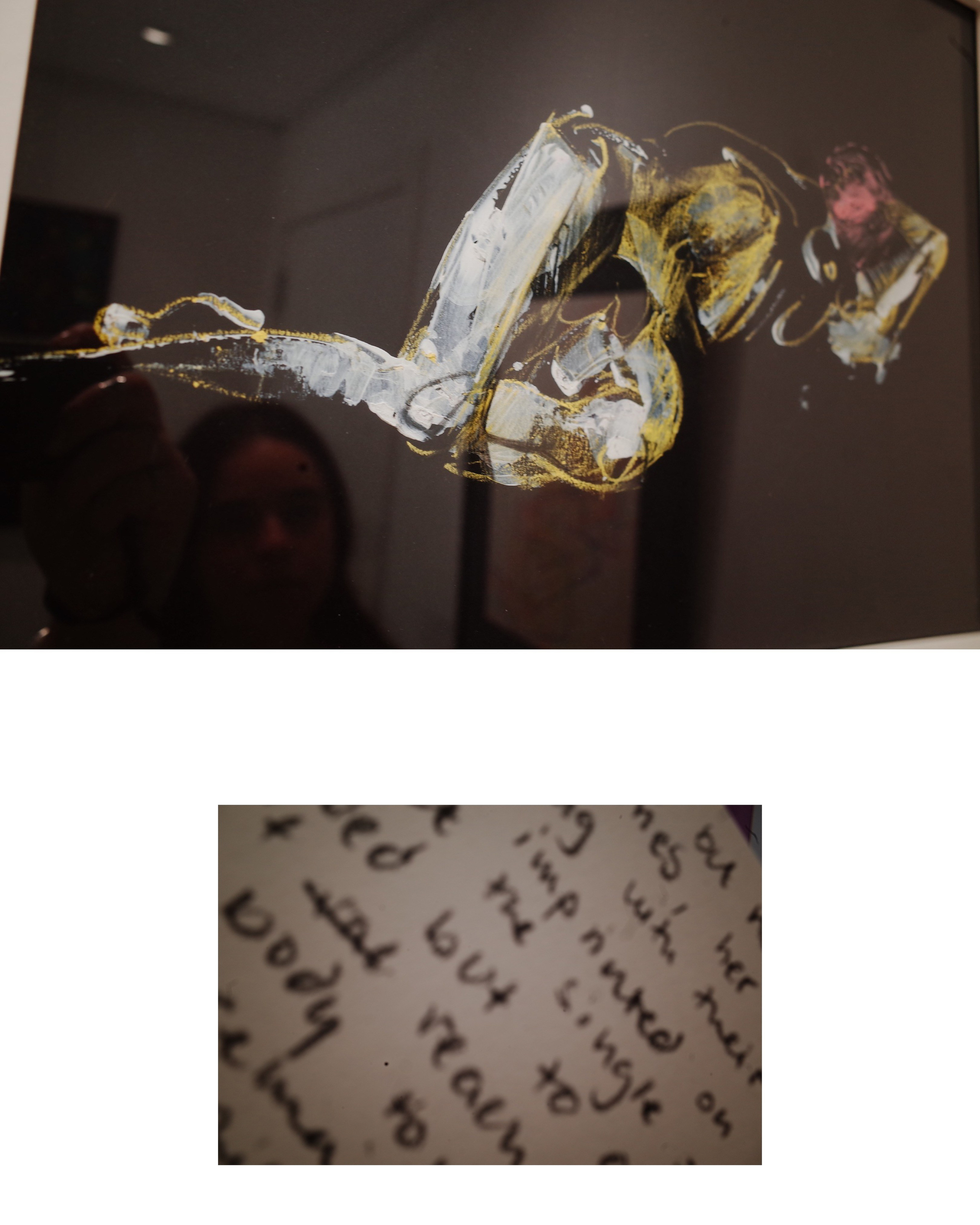 Art Touch performance. Victoria Dini. Art photography in London / Folkestone, UK