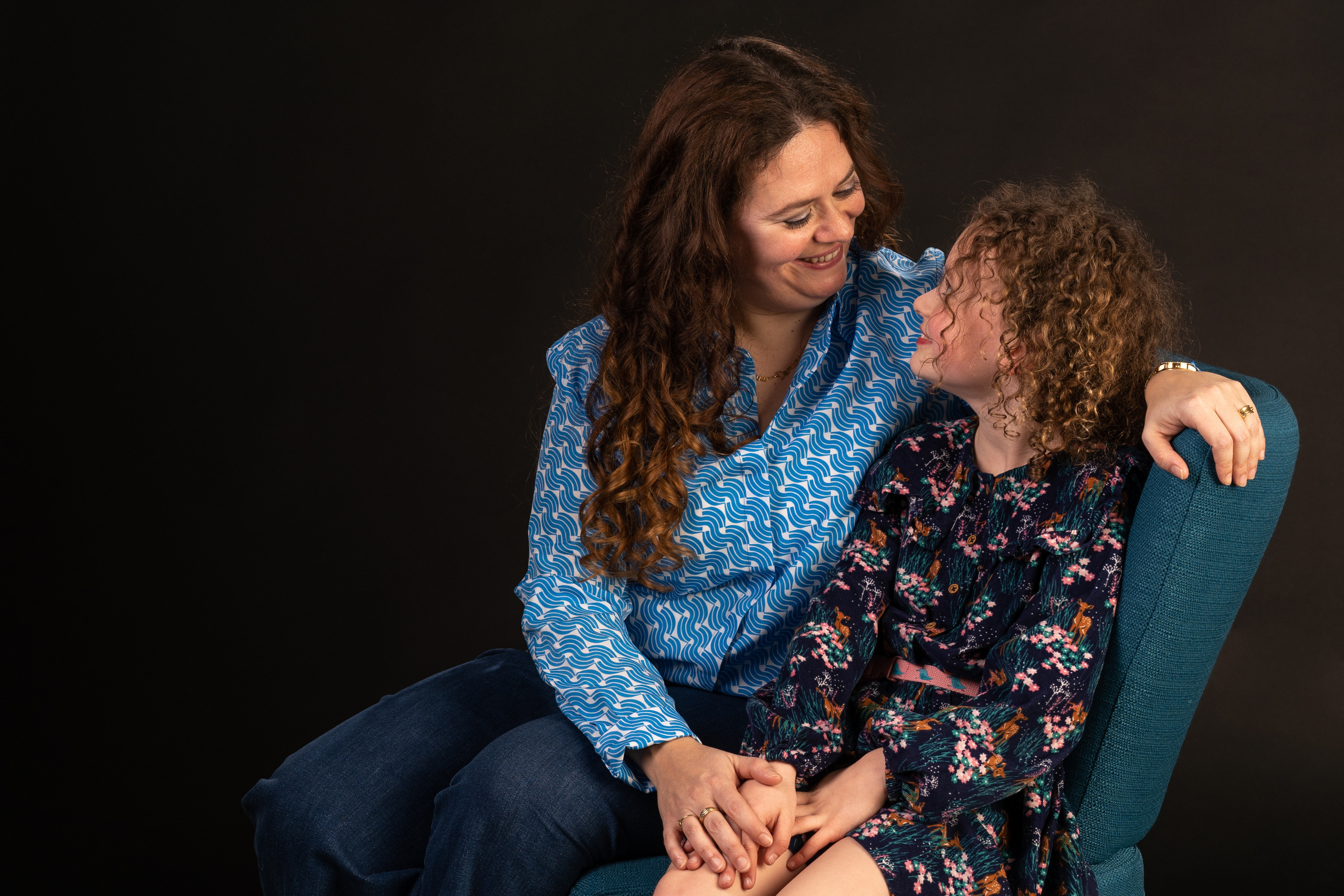 Sylvie en Lisanne. Tatyana Van Hedent een fotograaf te Zele, Oost-Vlaanderen