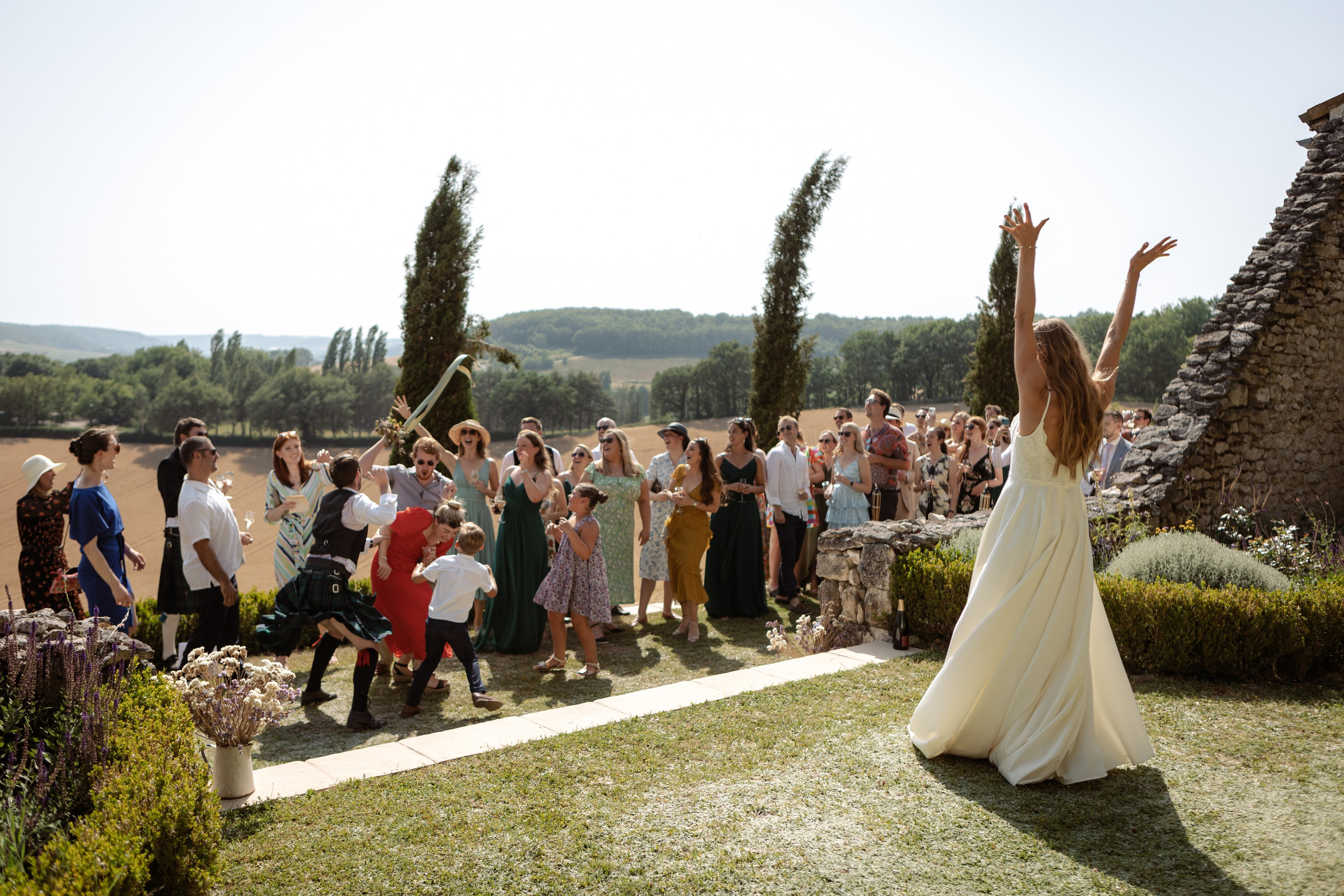 Mariage anglo-écossais à Souquet Hall, Aquitaine, France. Eugénie Smirnova — Photographe à Toulouse et dans le Sud-Ouest