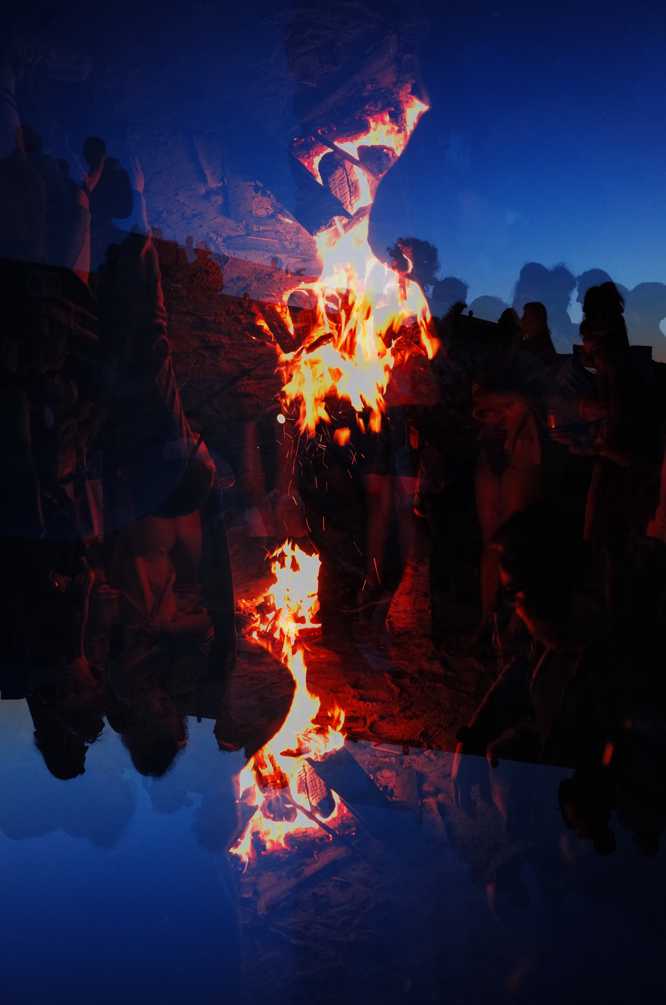 Full Moon Fire. Victoria Dini. Art photography in London / Folkestone, UK