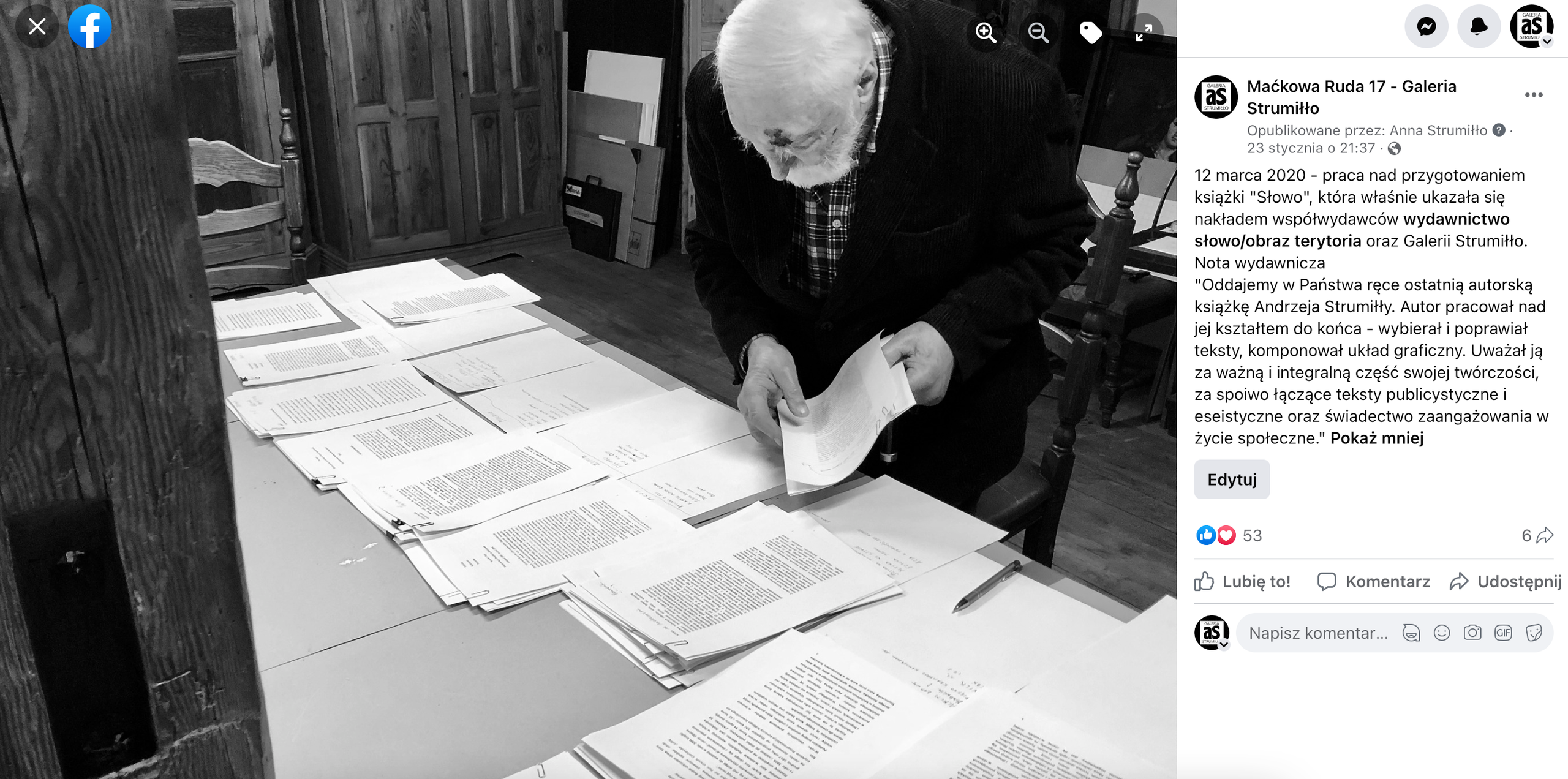 „Słowo”. Andrzej Strumillo