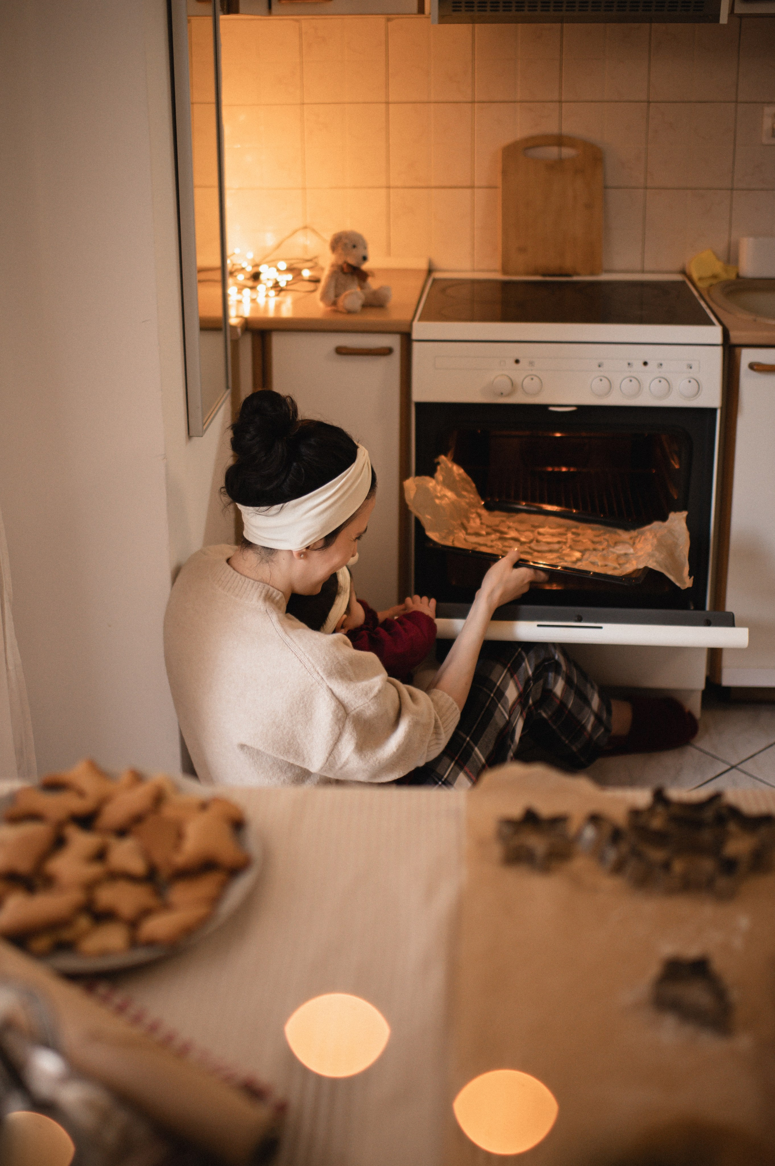 First Christmas. Family, children, portrait, and event photography in Thessaloniki