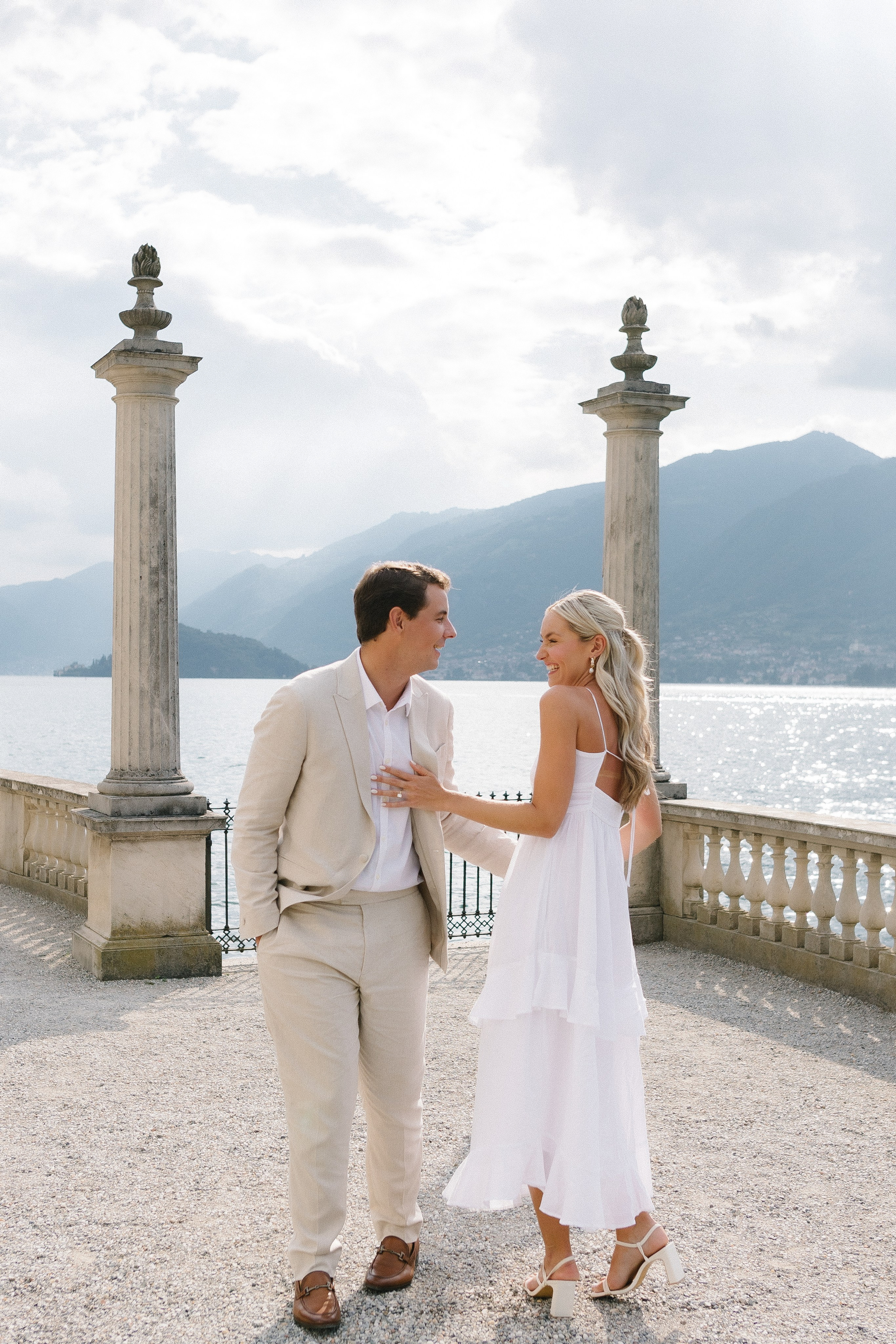 Lake Como Proposal | Villa Melzi Engagement Photography. Photographer in Italy Anna Linnik