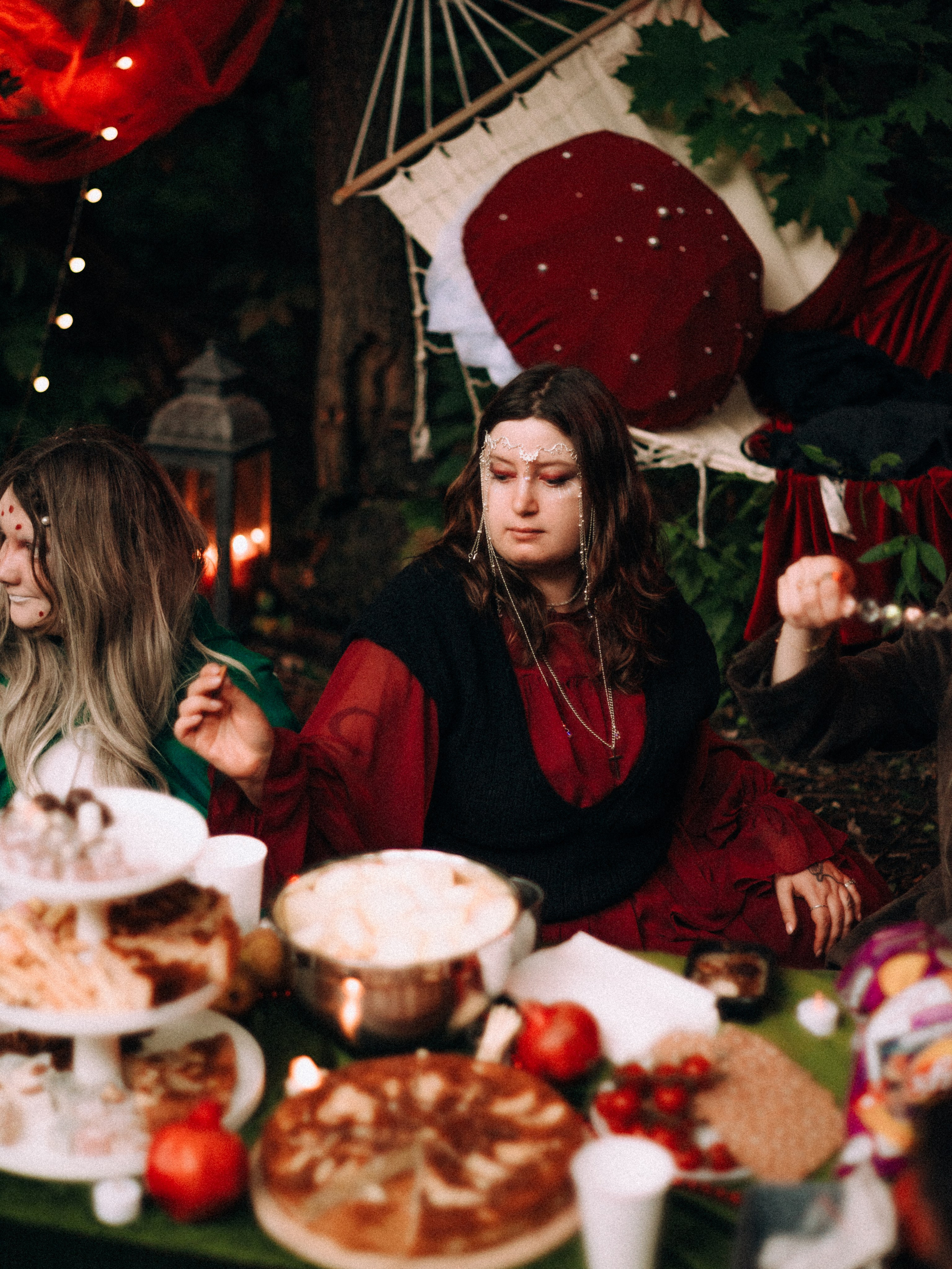 Witches' picnic — fantasy themed event. Moth & Moss Photography
