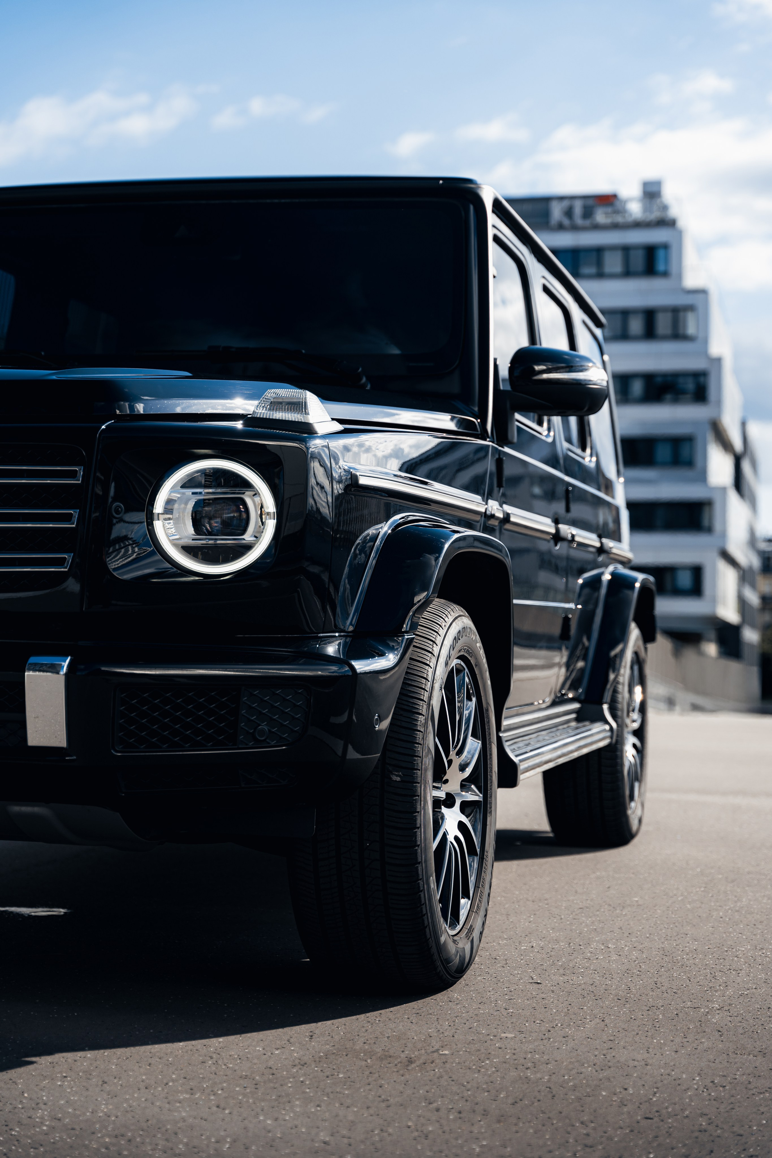 Mercedes-Benz G500. Photographe de voitures à Paris — Vitalii Motruk