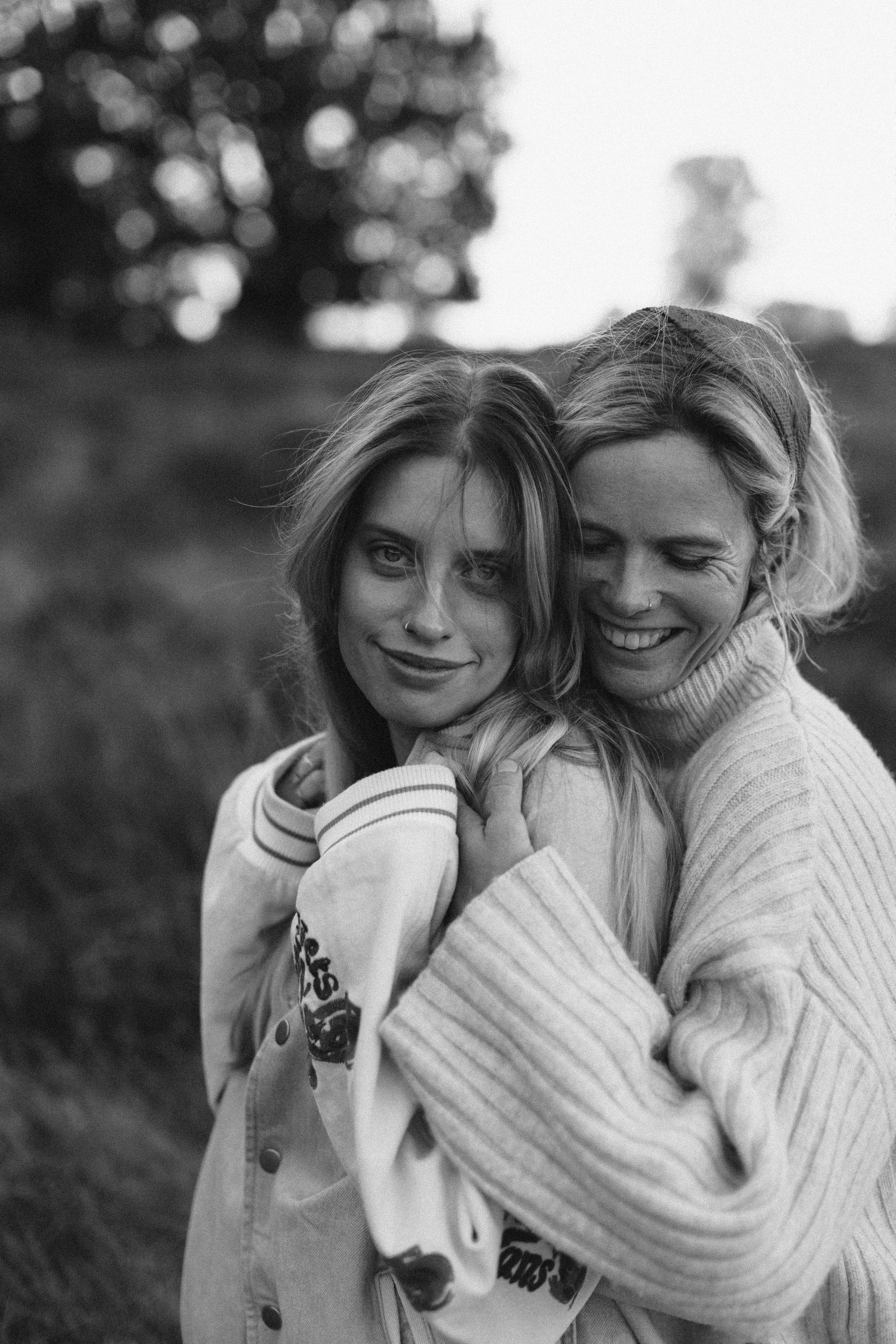Family photoshoot in nature. True self