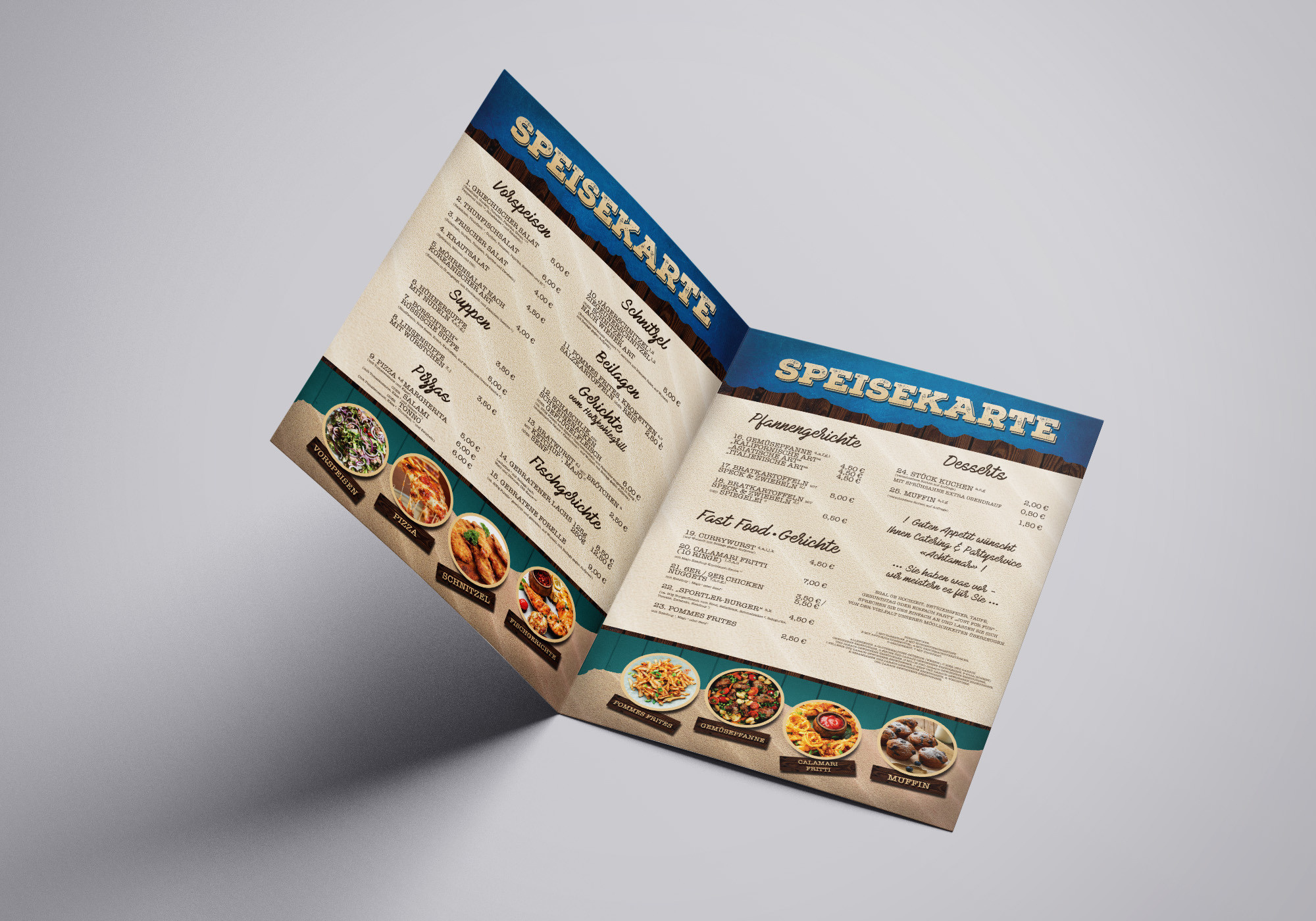 Меню. Рекламное агентство в Германии