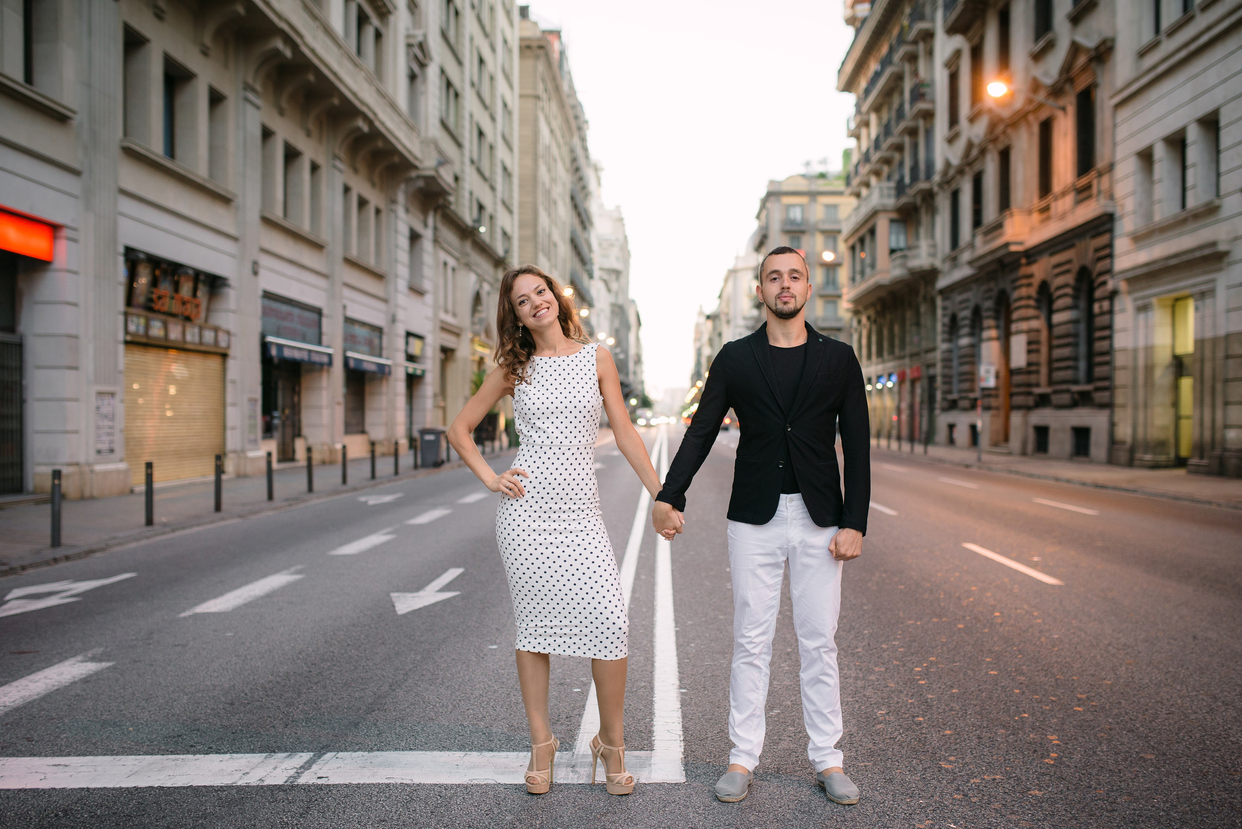 Nadia&Leo sesión fotográfica en Barcelona. Fotógrafo profesional Bilbao