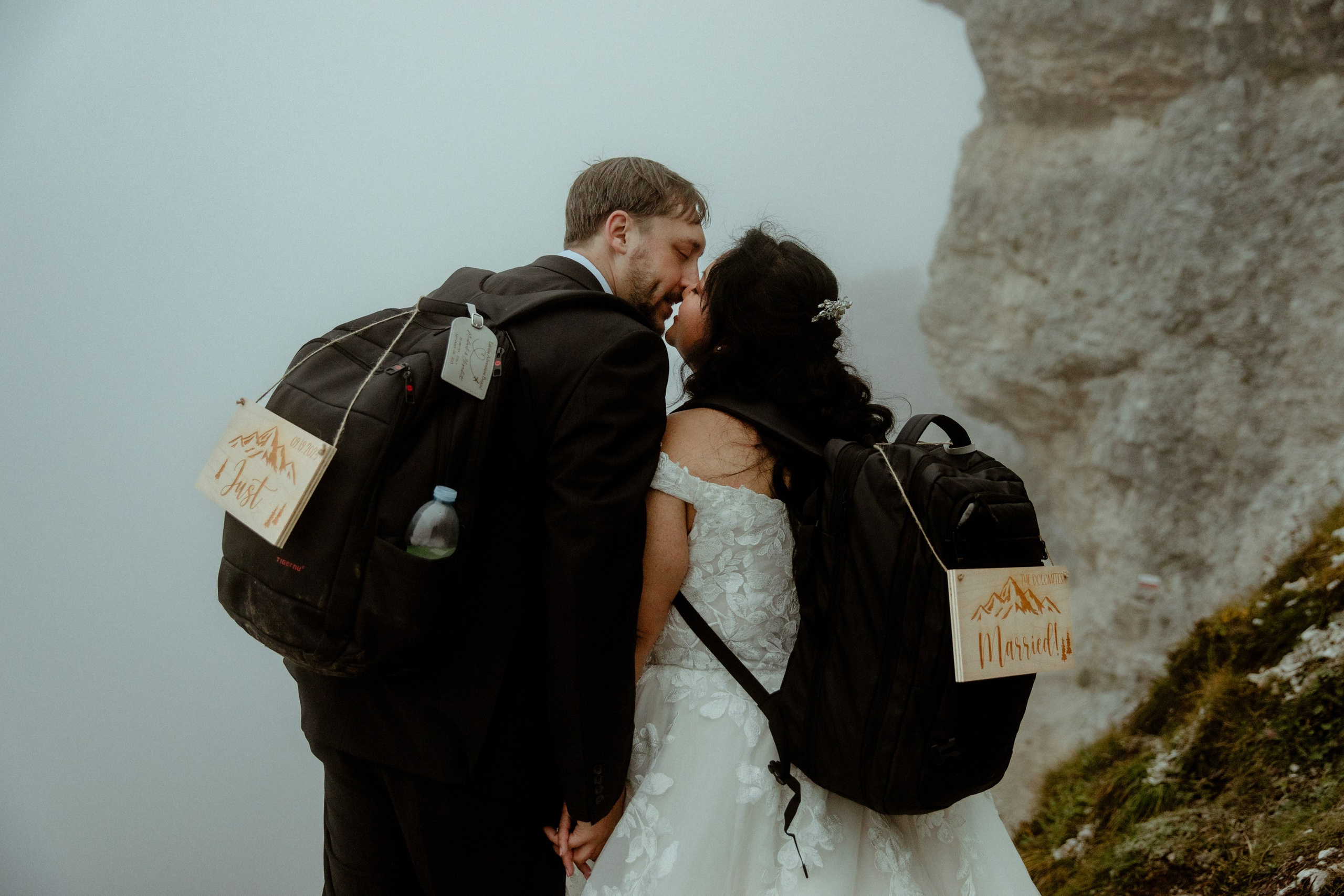 Secret Dolomites elopement at Lago di Braies & Cadini di Misurina | Best place to elope in Italy. Iceland elopement photographer & videographer