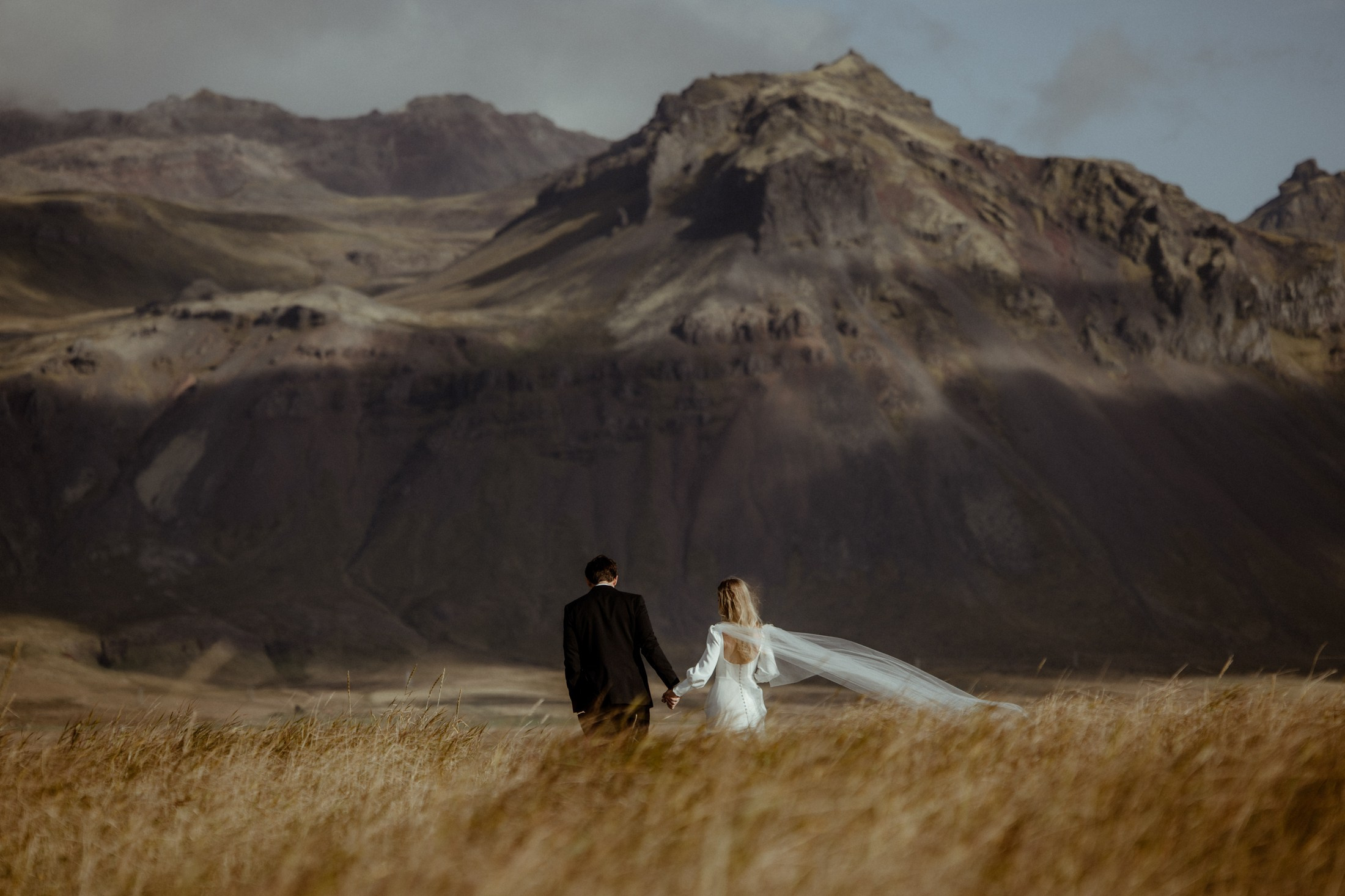 Iceland elopement at Budir Black Church | Snæfellsnes wedding by Iceland elopement photographer & videographer. Iceland elopement photographer & videographer