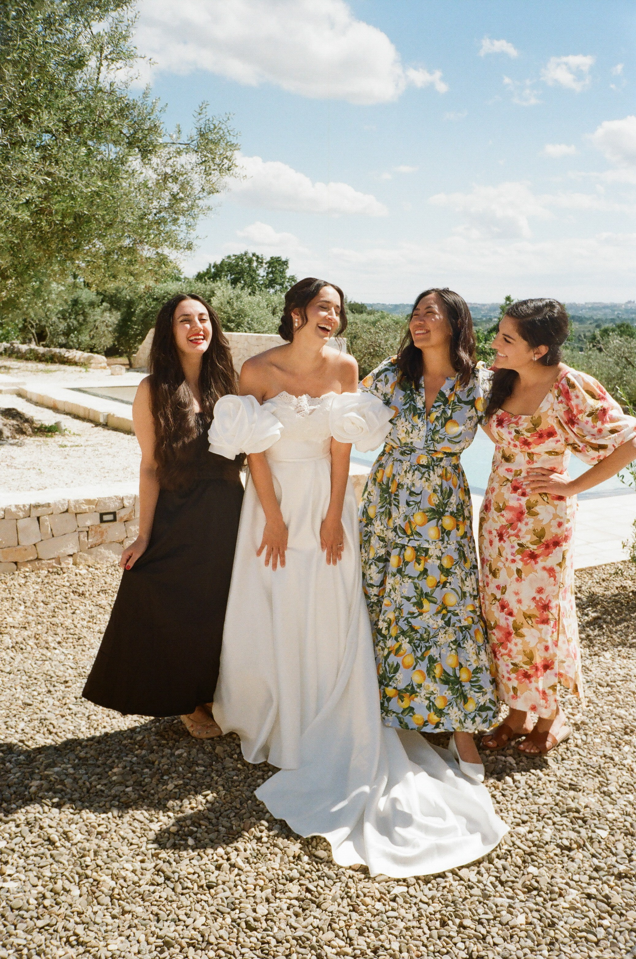 Stephanie & Christian film photos. Wedding photographer Italy