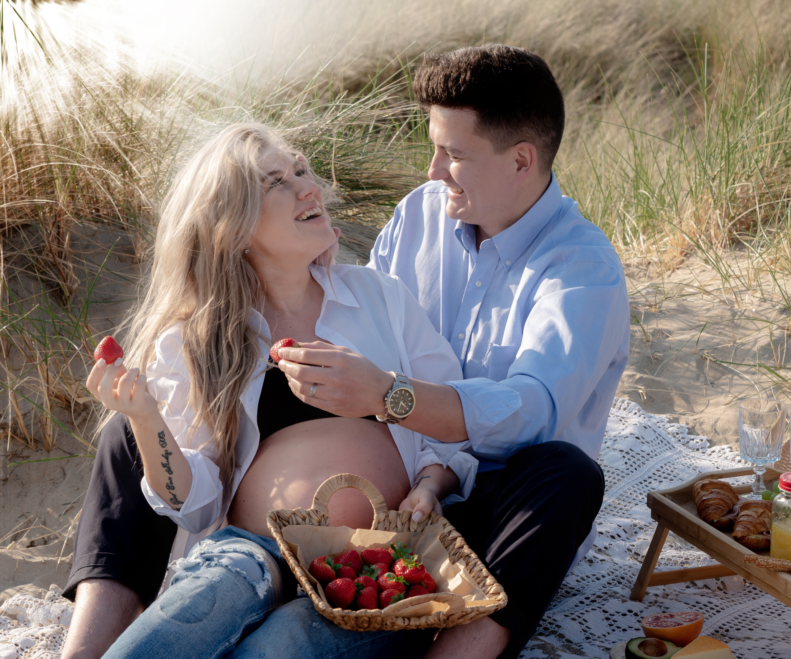 Pregnancy Photoshoot. Professional Photograher, Antwerpen/Belgium