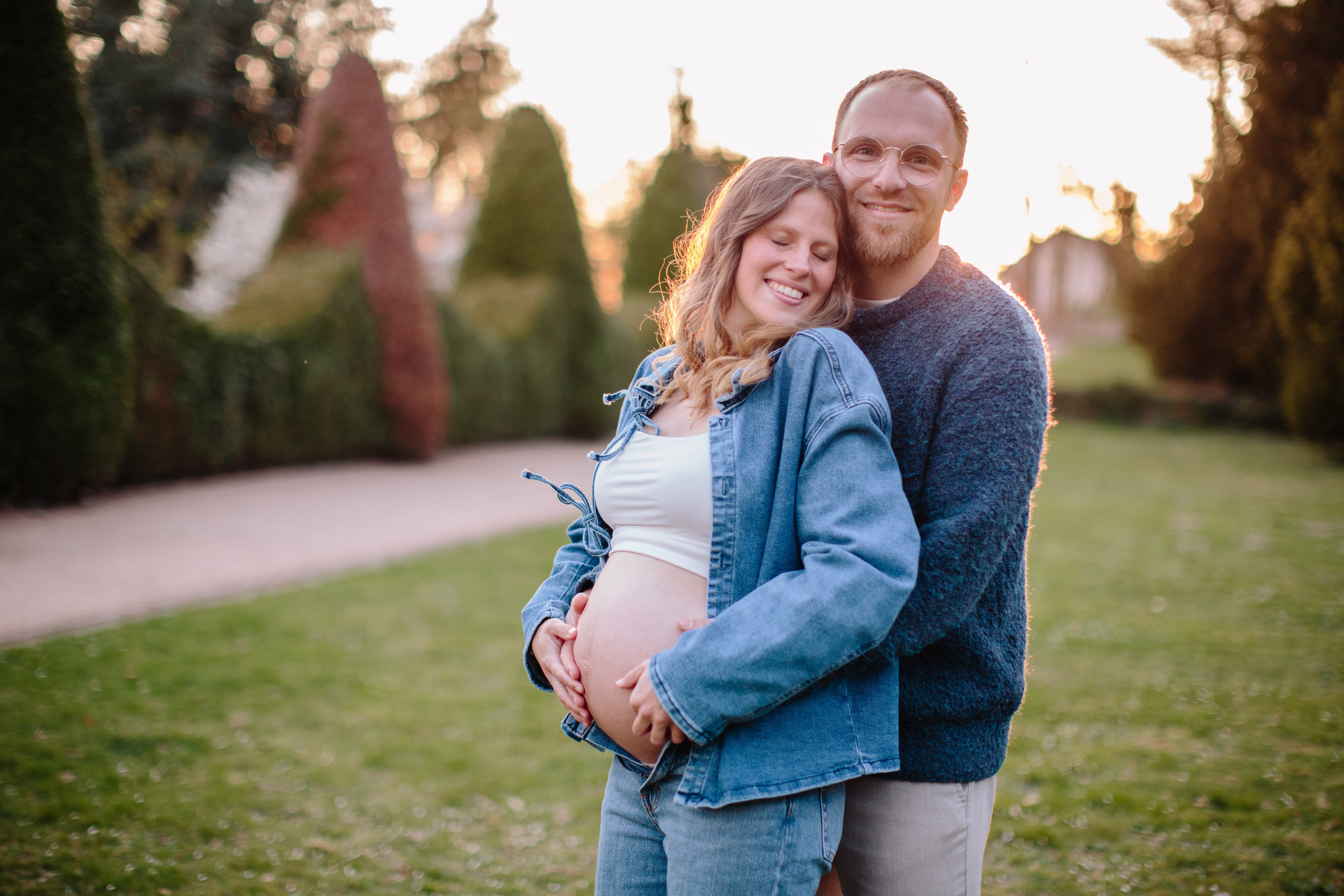 Babybauch. Hochzeitsfotograf Hamburg
