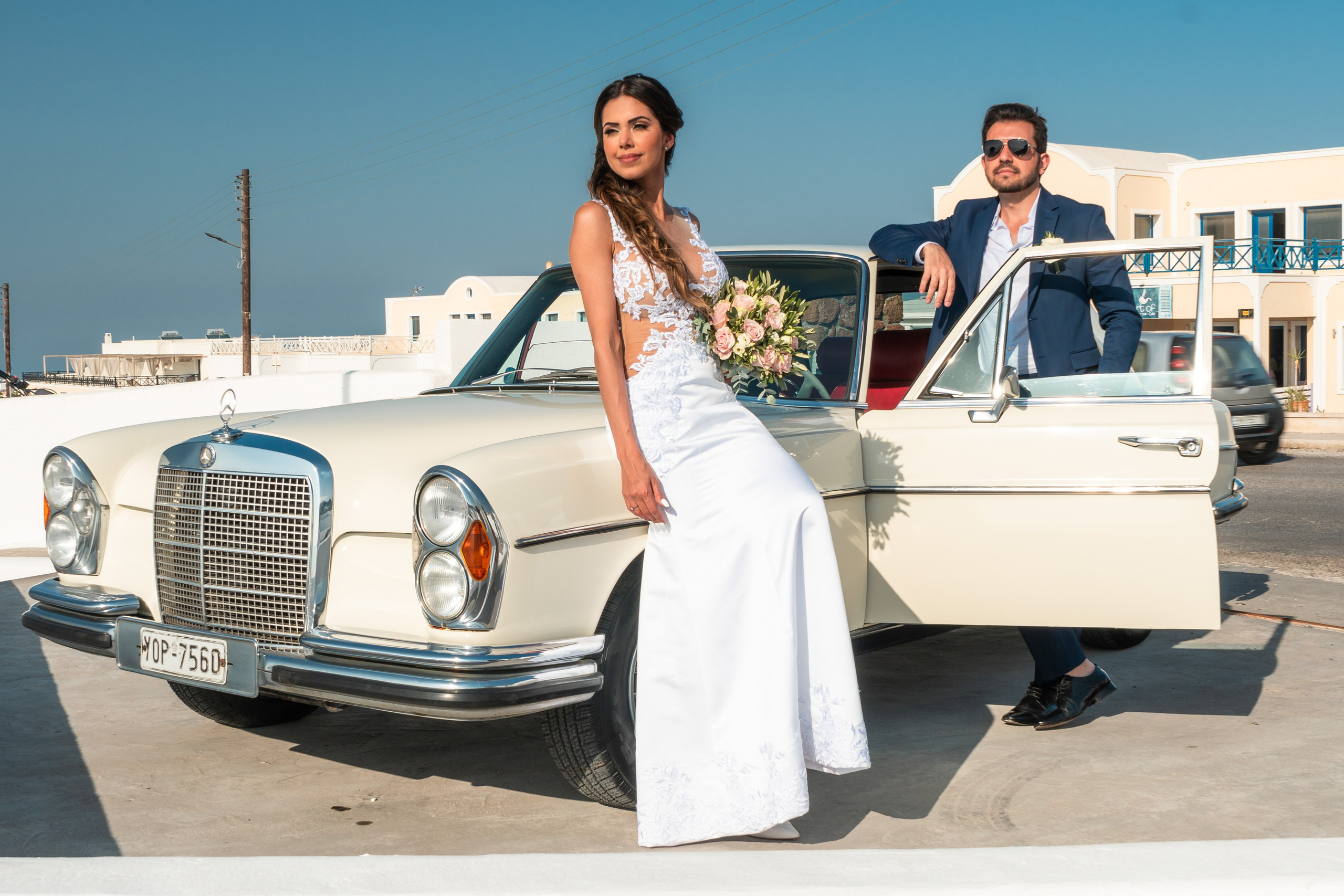 Wedding photographer. Photographer in Santorini SokoLOVE Alex| Flying Dress Santorini