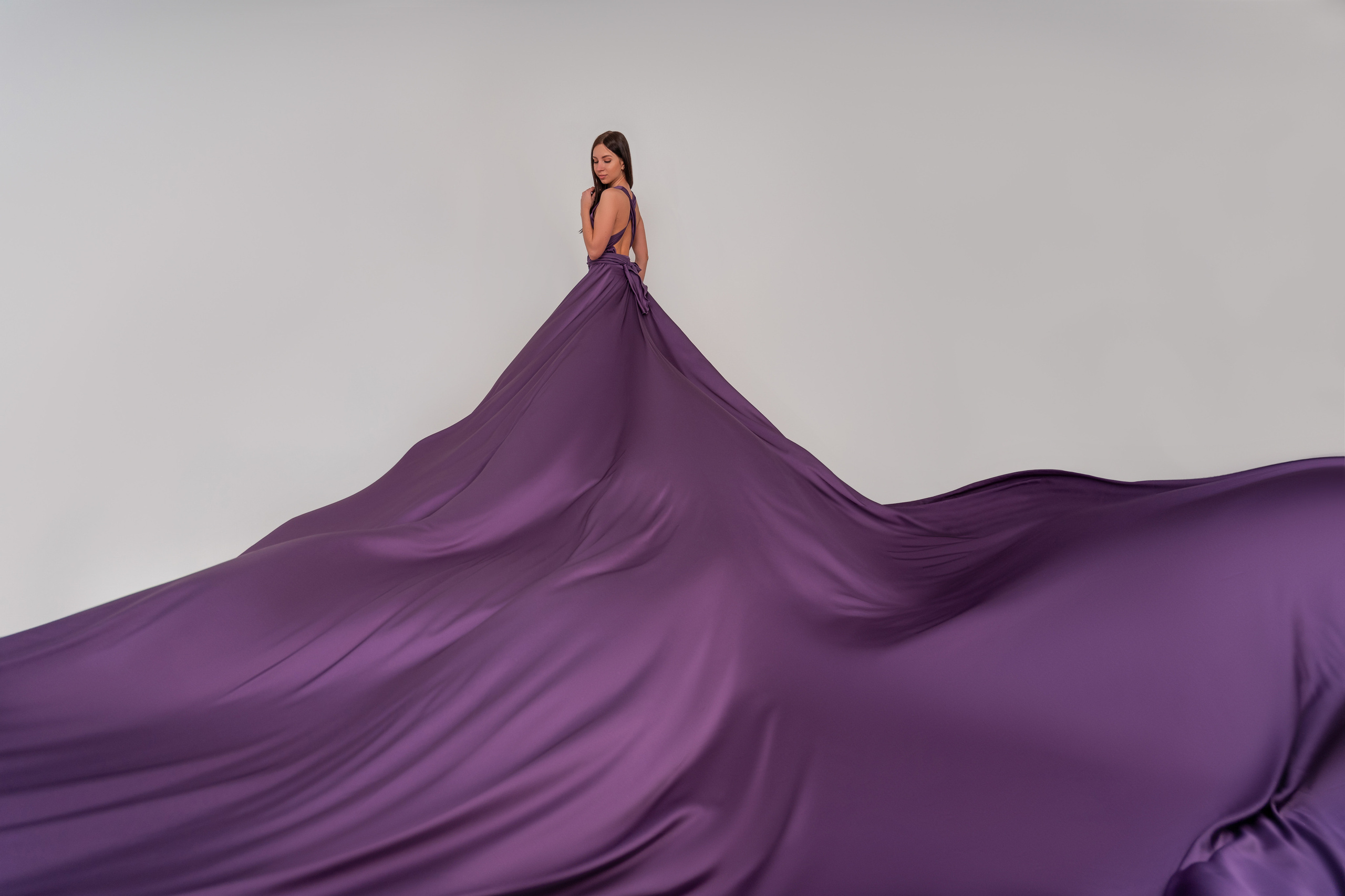 Robe Volante Santorin. Photographe vidéaste à Santorin|Séances photos de Robe volante Santorin|