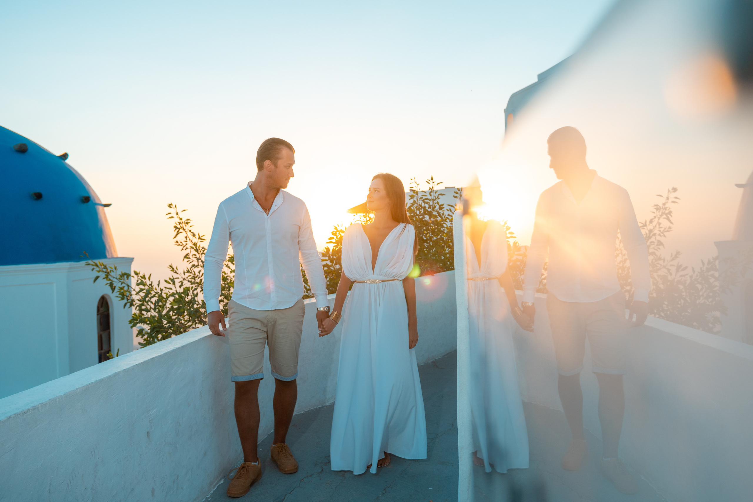 Wedding Dress (XS-XL) — Rent for  Santorini Photoshoot Gown. Photographer in Santorini SokoLOVE Alex| Flying Dress Santorini