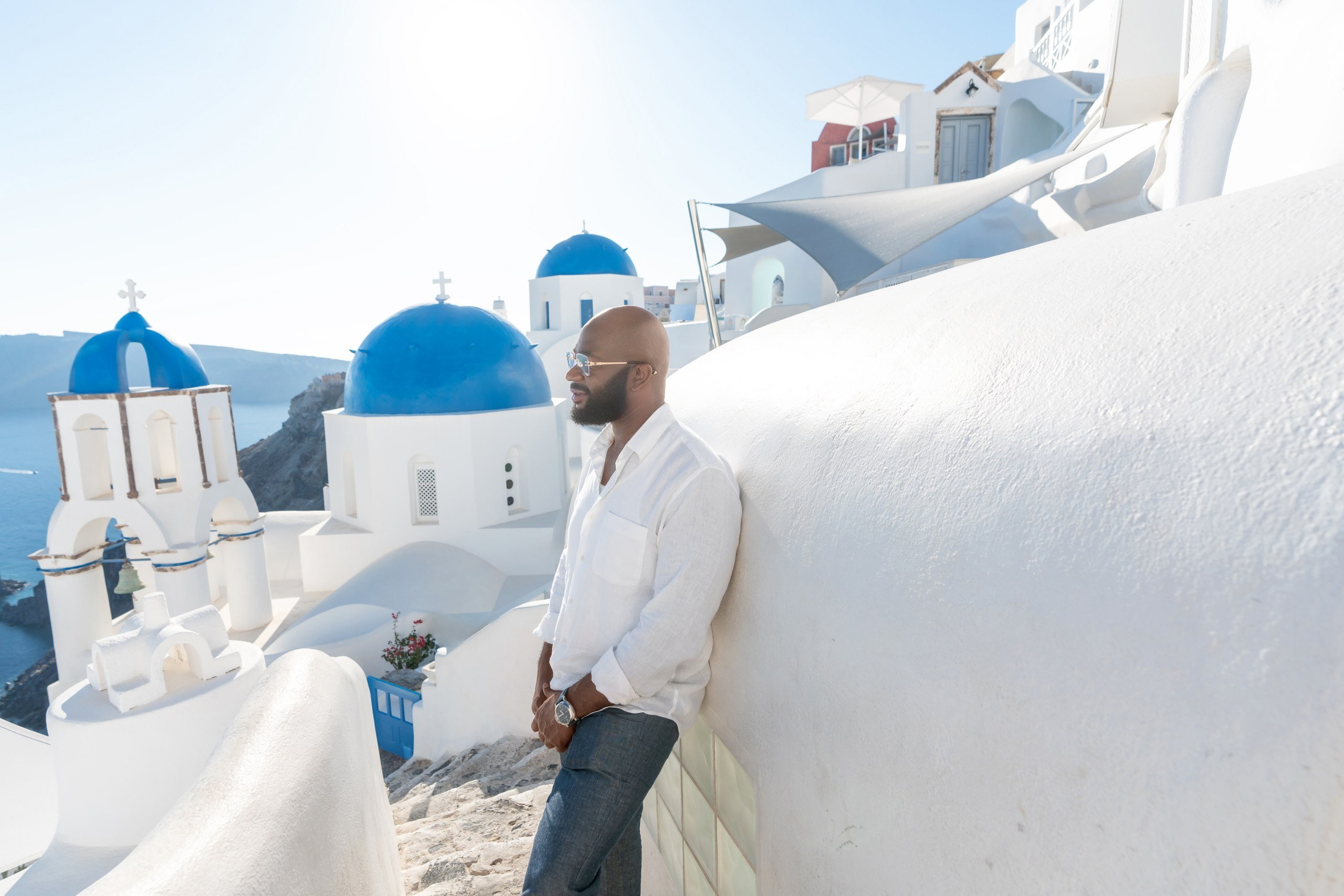 Santorini greece photoshoot. Photographer in Santorini SokoLOVE Alex| Flying Dress Santorini