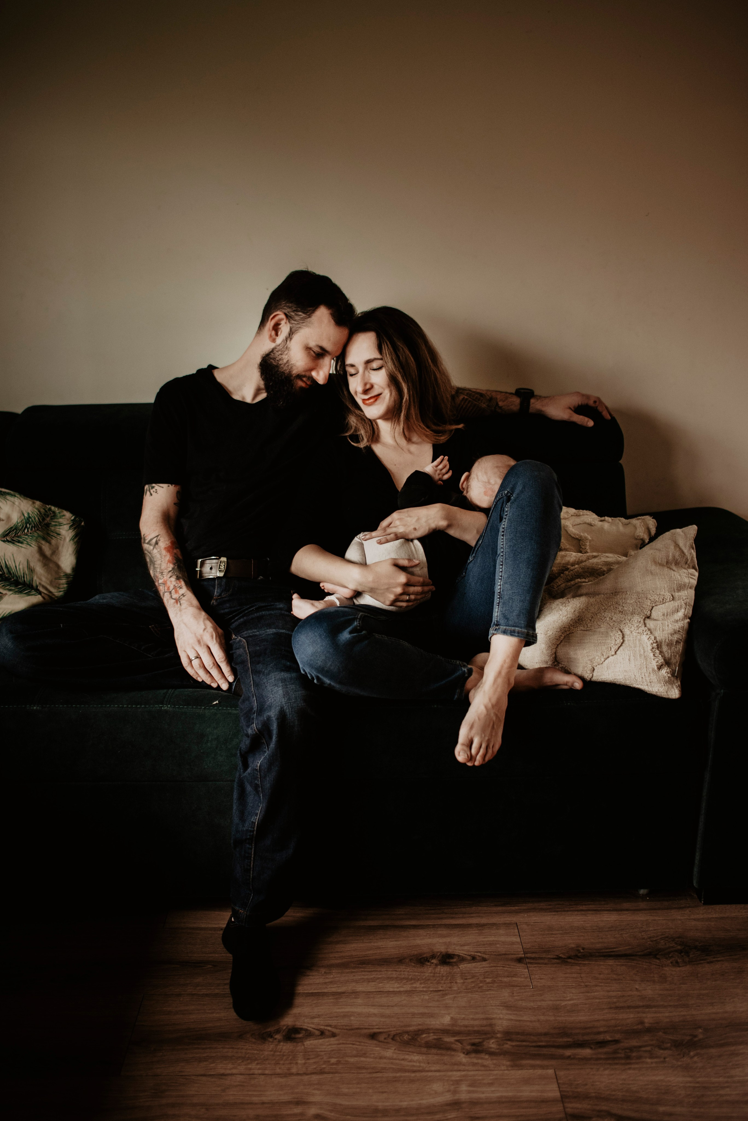 Domowa sesja.Aneta, Andrzej, Inka i Nela. Bałanda Fotografia – Sesje Kobiece, Rodzinne, Miłosne, Reportaże | Katowice Śląsk