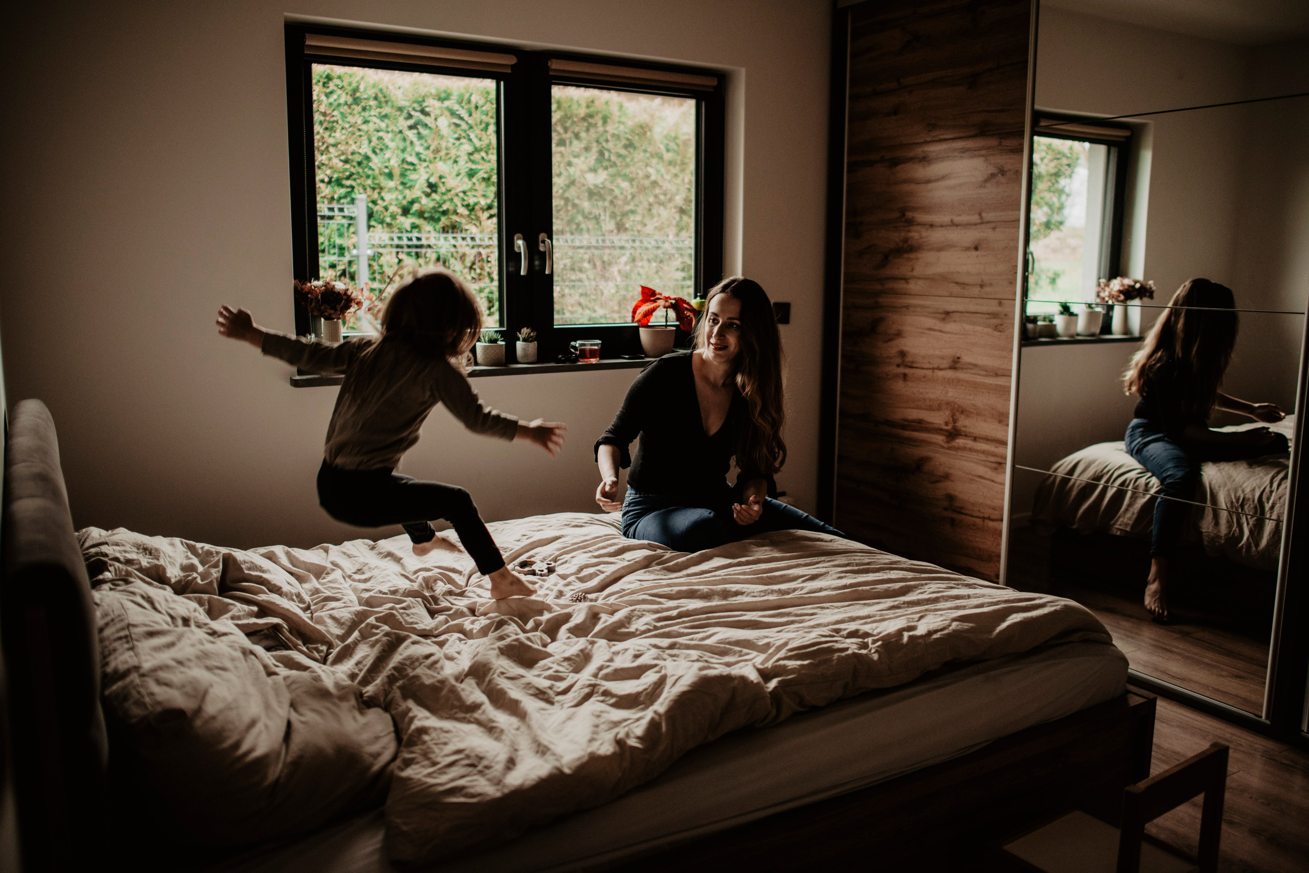 Domowa sesja.Aneta, Andrzej, Inka i Nela. Bałanda Fotografia – Sesje Kobiece, Rodzinne, Miłosne, Reportaże | Katowice Śląsk