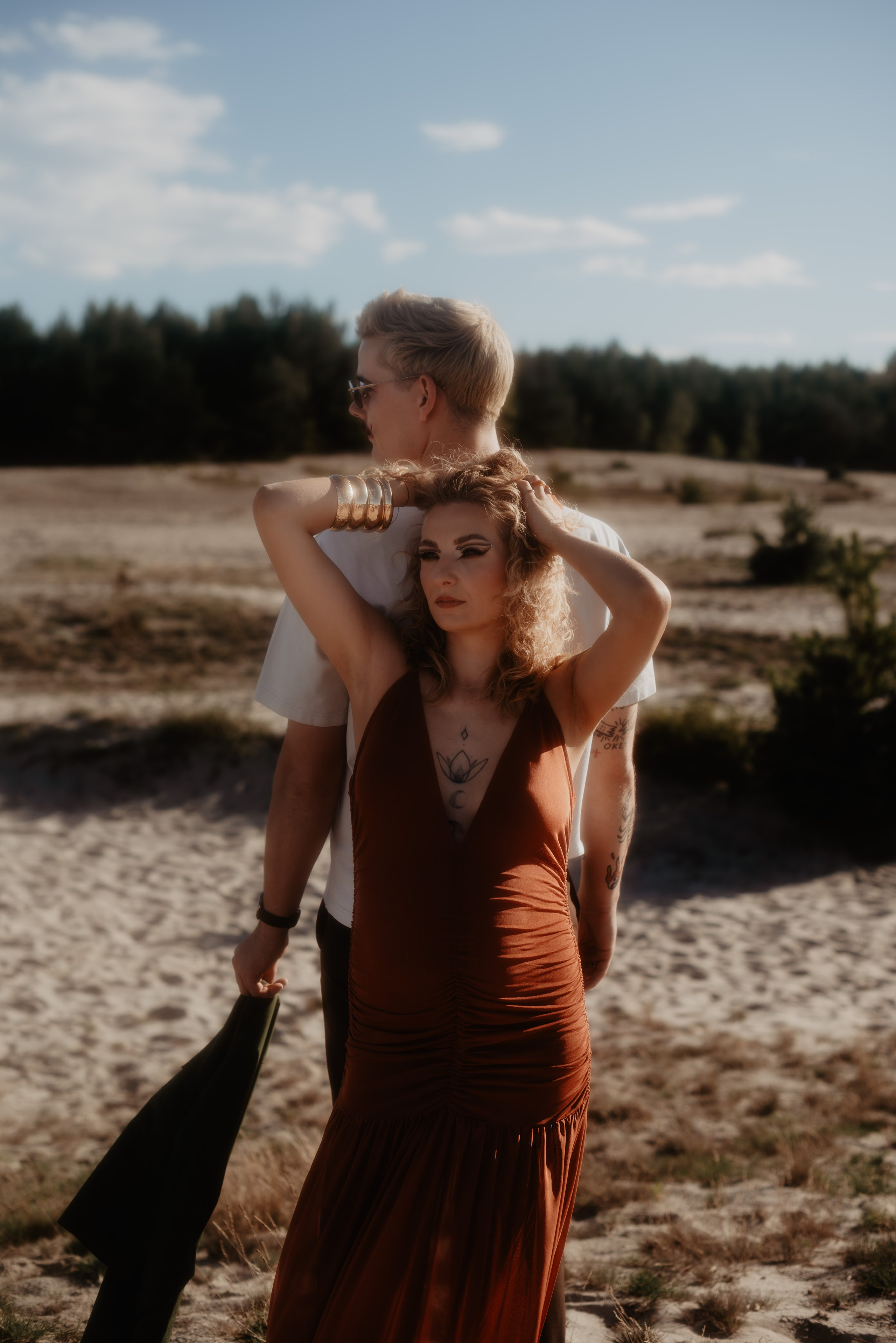 Sesja ciążowa Klaudii na Pustyni Błędowskiej. Bałanda Fotografia – Sesje Kobiece, Rodzinne, Miłosne, Reportaże | Katowice Śląsk