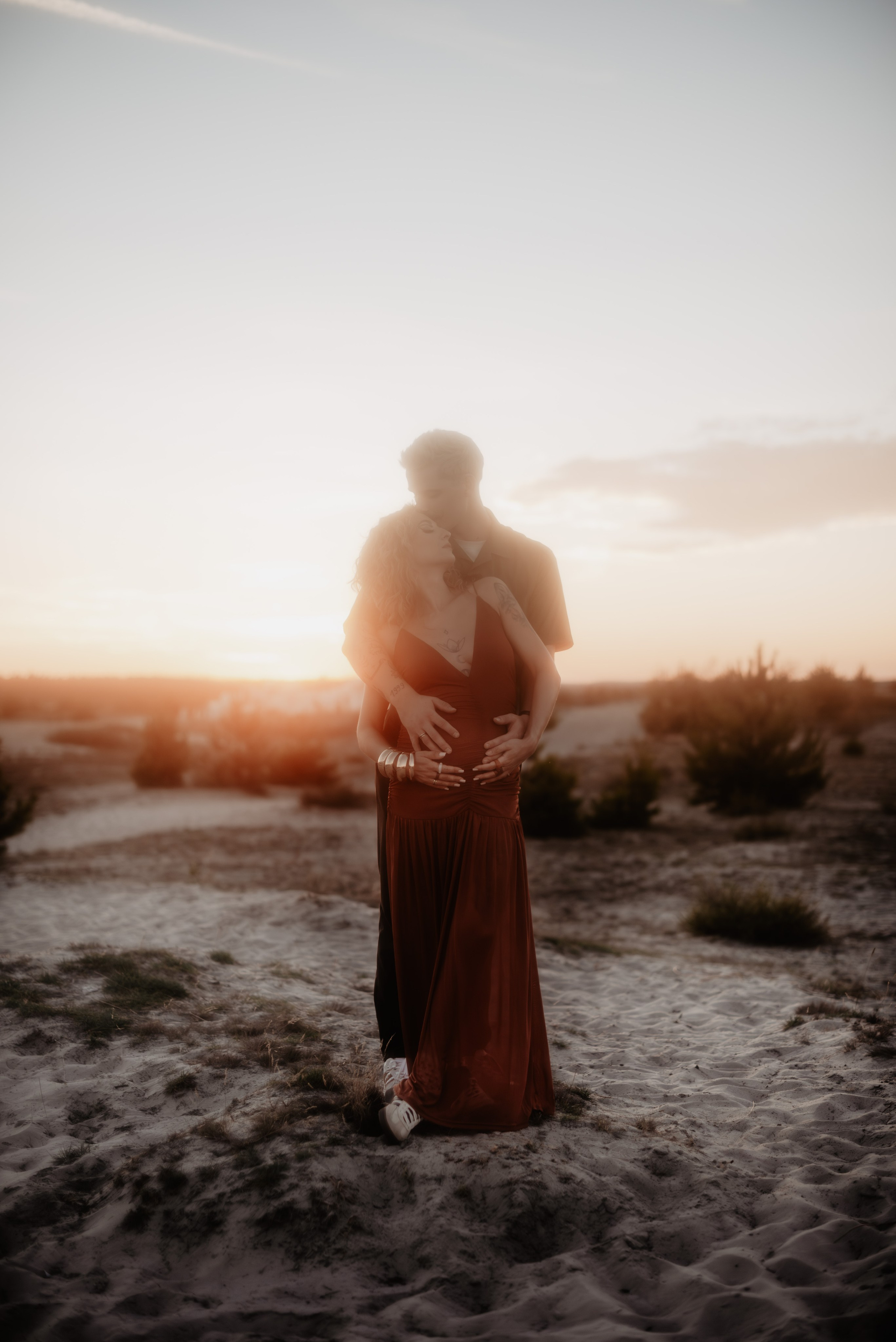 Sesja ciążowa Klaudii na Pustyni Błędowskiej. Bałanda Fotografia – Sesje Kobiece, Rodzinne, Miłosne, Reportaże | Katowice Śląsk