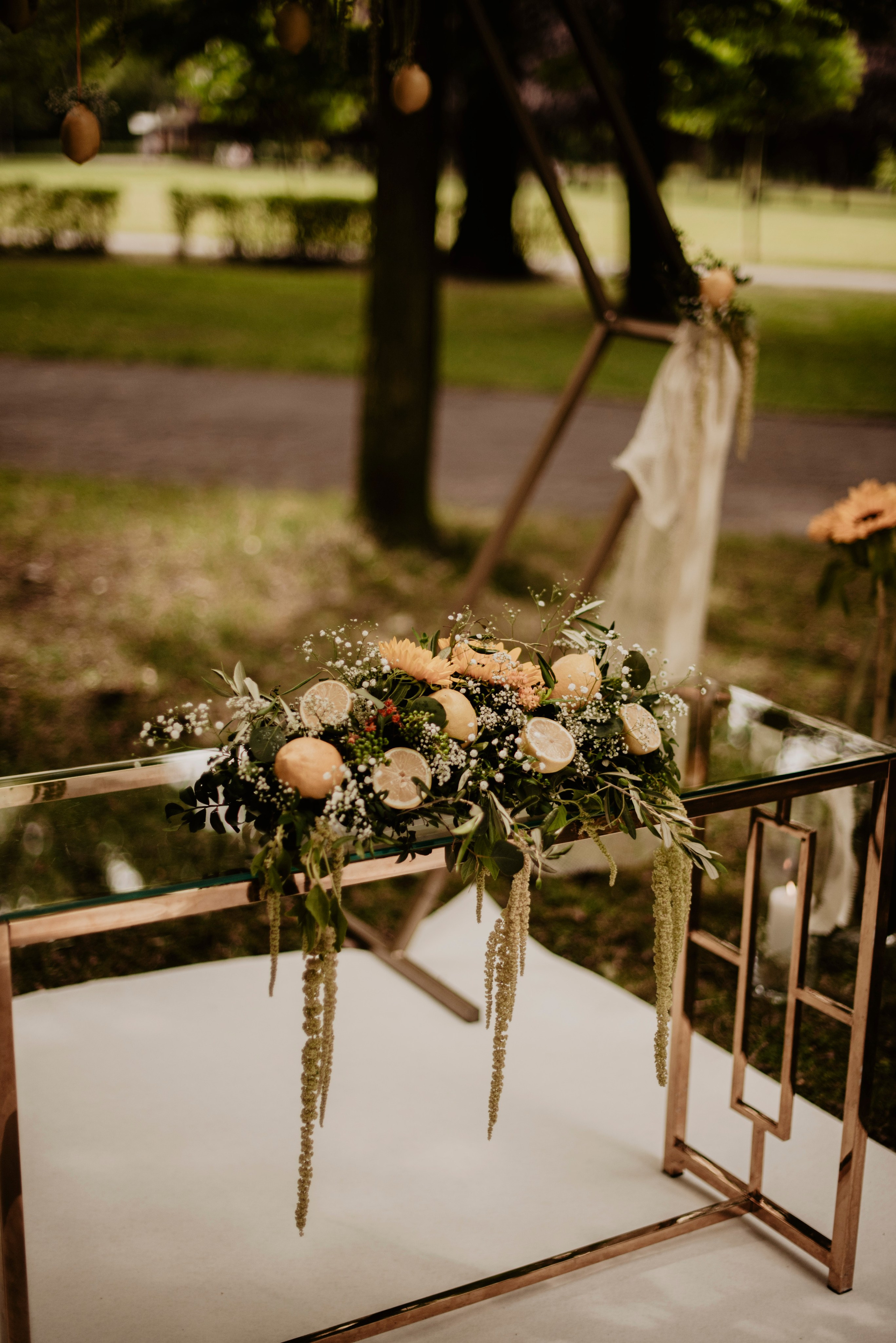 Plenerowy ślub Natalii i Krzysztofa w Restauracji - Patio Park Katowice. Bałanda Fotografia – Sesje Kobiece, Rodzinne, Miłosne, Reportaże | Katowice Śląsk