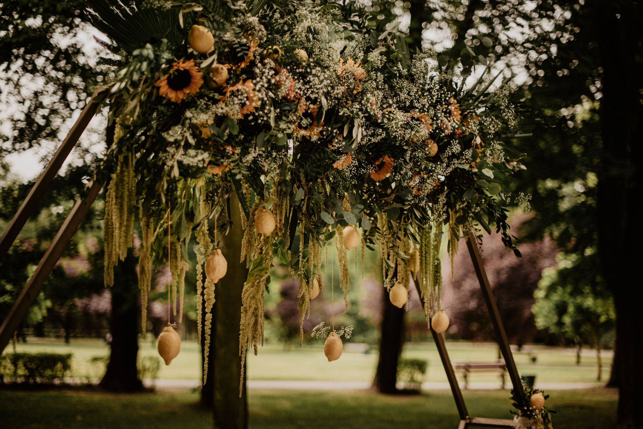 Plenerowy ślub Natalii i Krzysztofa w Restauracji - Patio Park Katowice. Bałanda Fotografia – Sesje Kobiece, Rodzinne, Miłosne, Reportaże | Katowice Śląsk