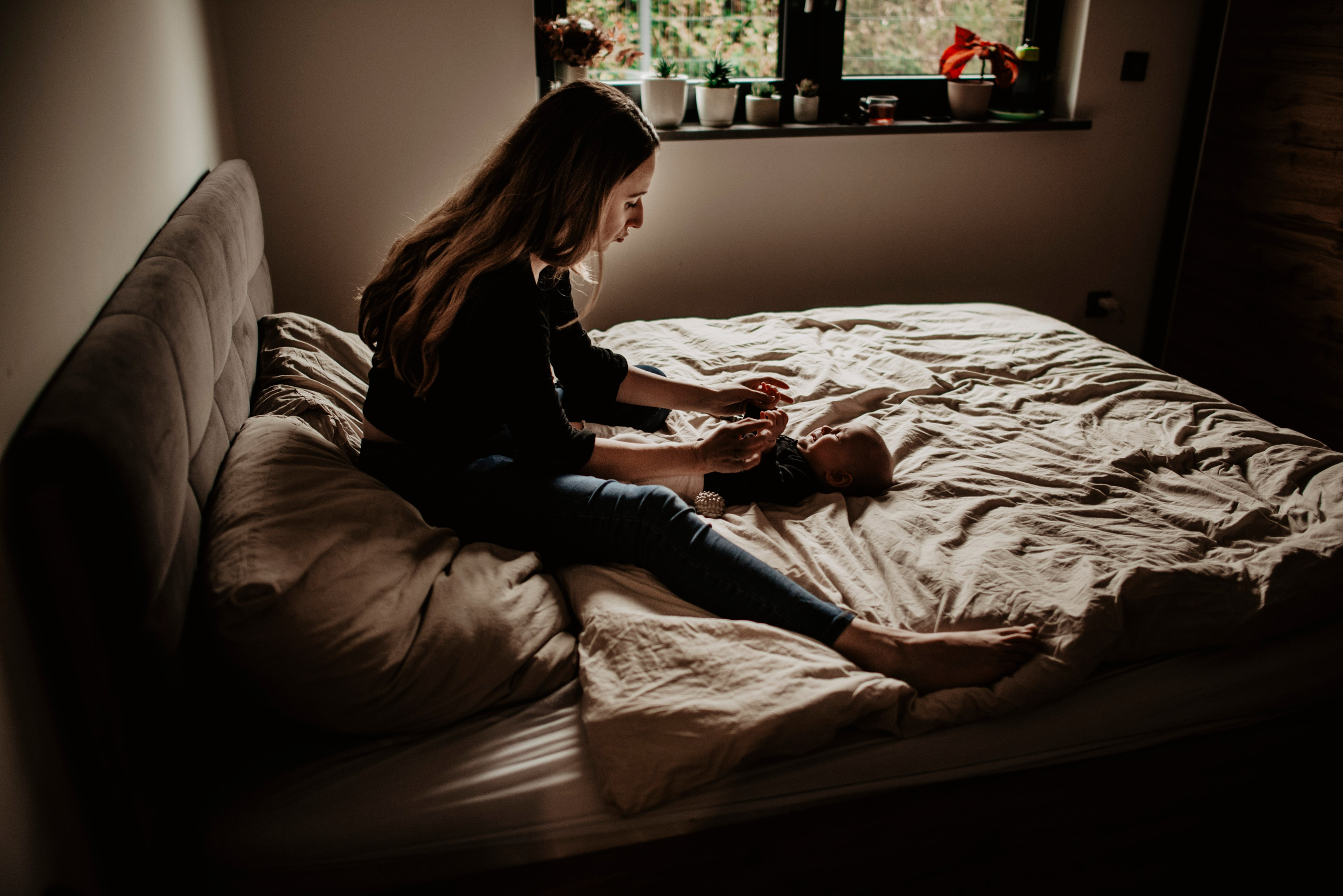 Domowa sesja.Aneta, Andrzej, Inka i Nela. Bałanda Fotografia – Sesje Kobiece, Rodzinne, Miłosne, Reportaże | Katowice Śląsk