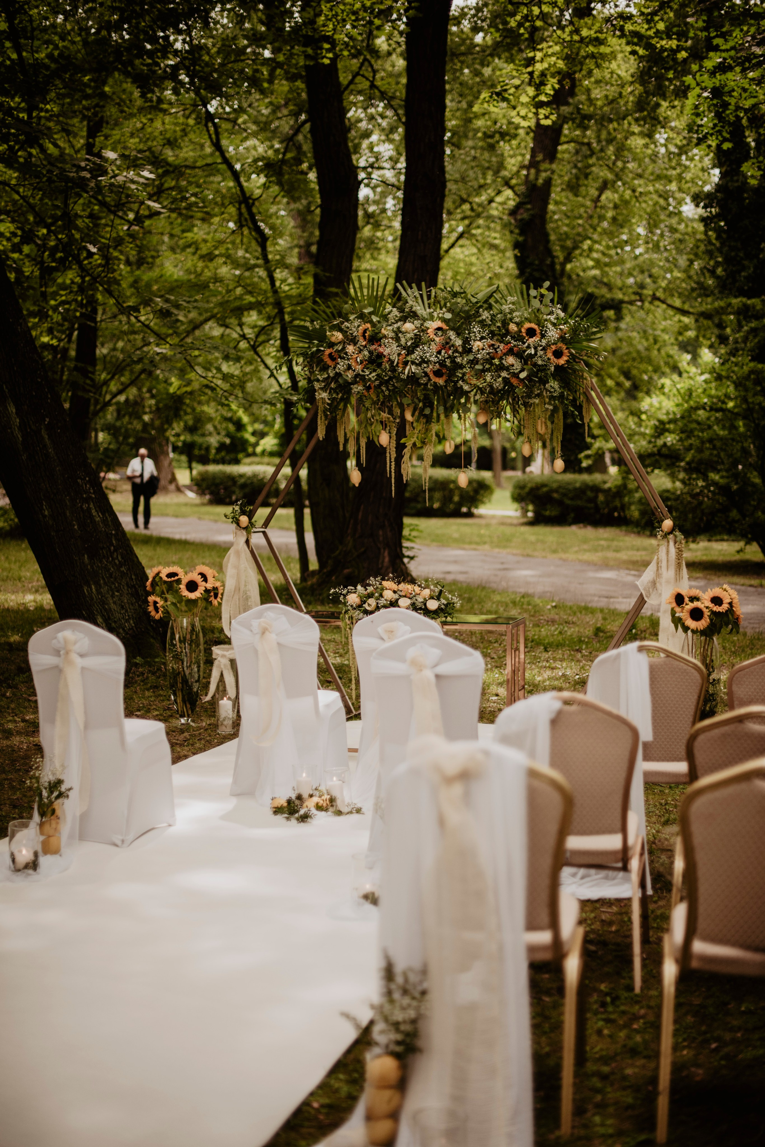 Plenerowy ślub Natalii i Krzysztofa w Restauracji - Patio Park Katowice. Bałanda Fotografia – Sesje Kobiece, Rodzinne, Miłosne, Reportaże | Katowice Śląsk